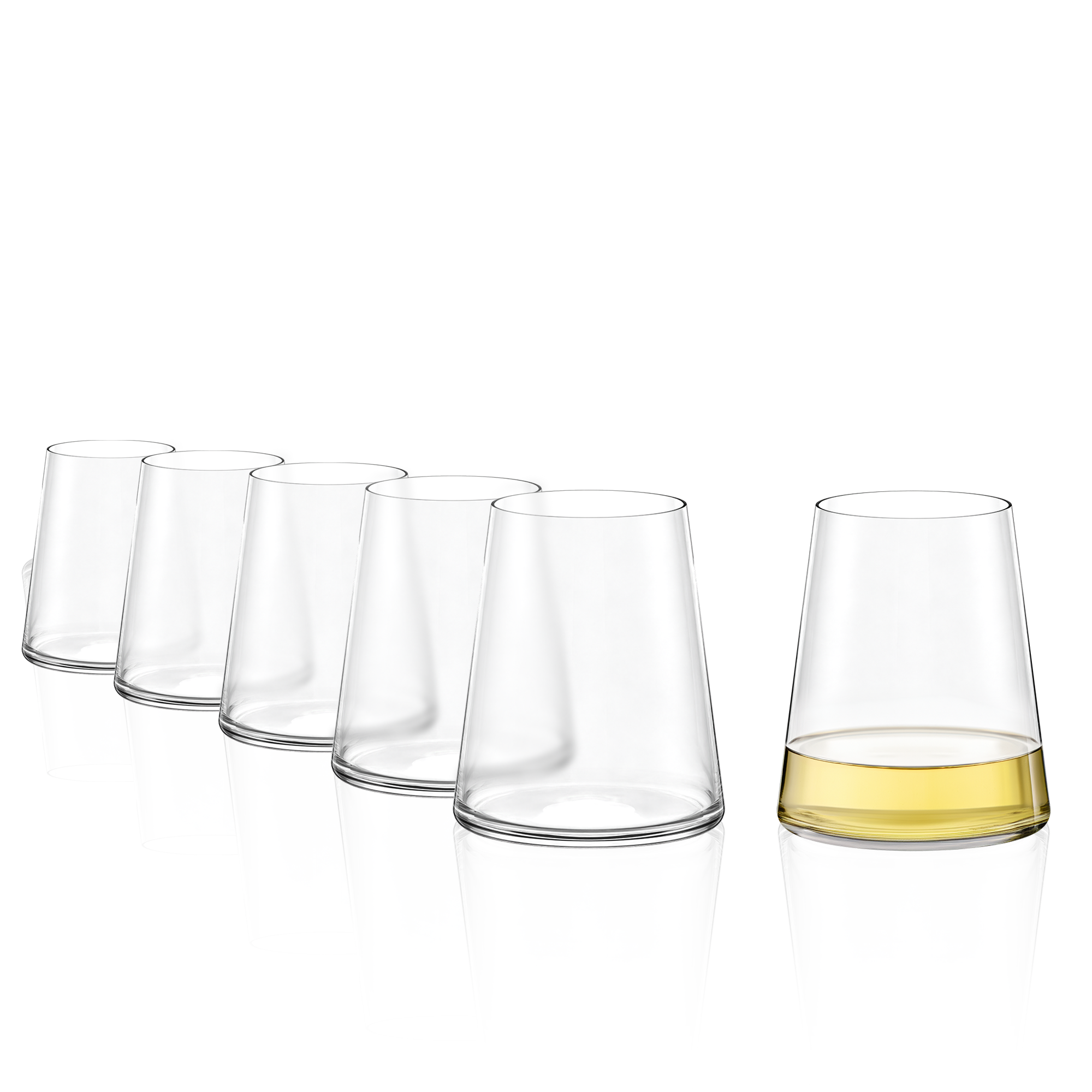 White Wine Cup Power Set of 6
