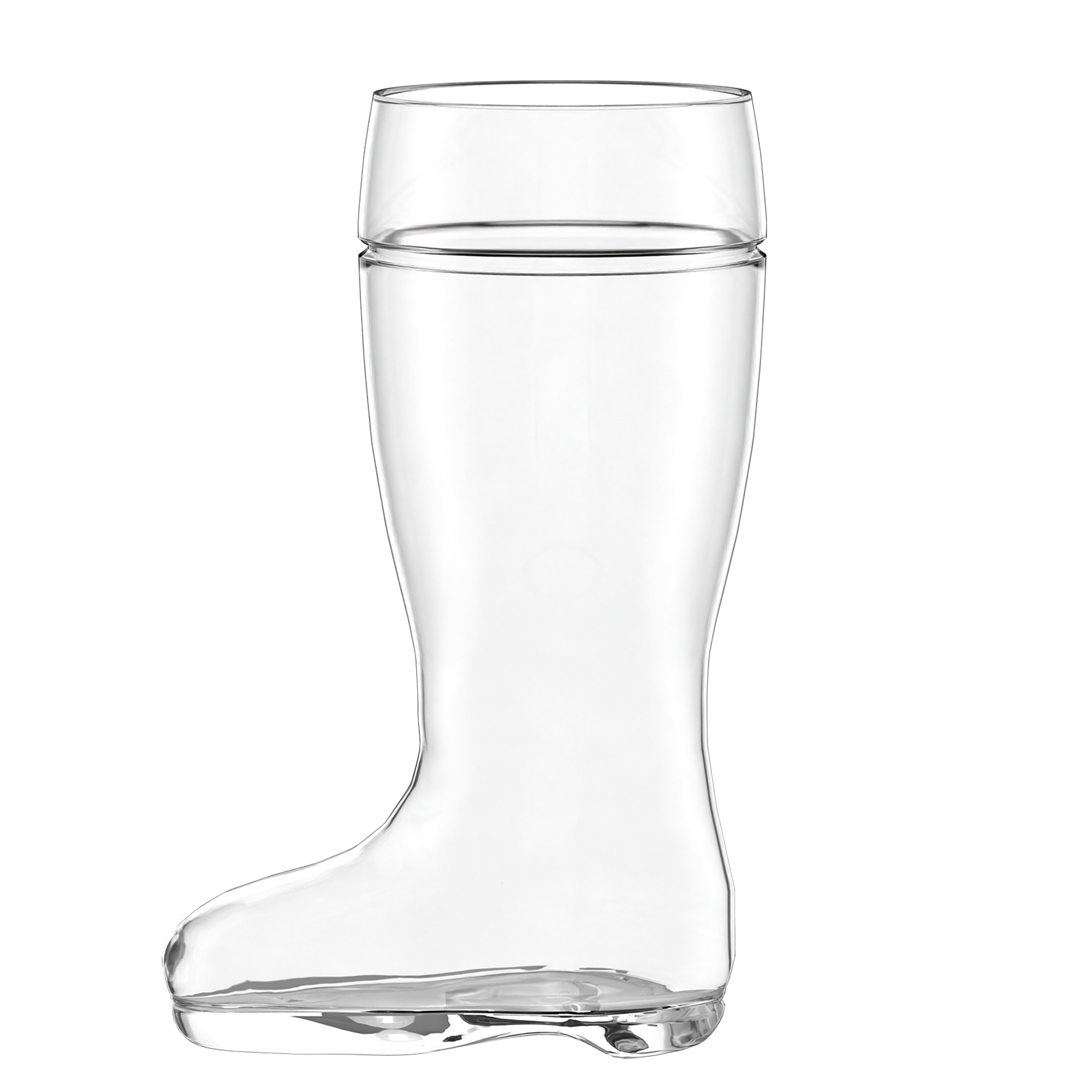 Originelles Bierglas in Form eines Stiefels von Oberglas, ideal für kreative Feiern und Geschenke, originelle Biergläser kaufen
