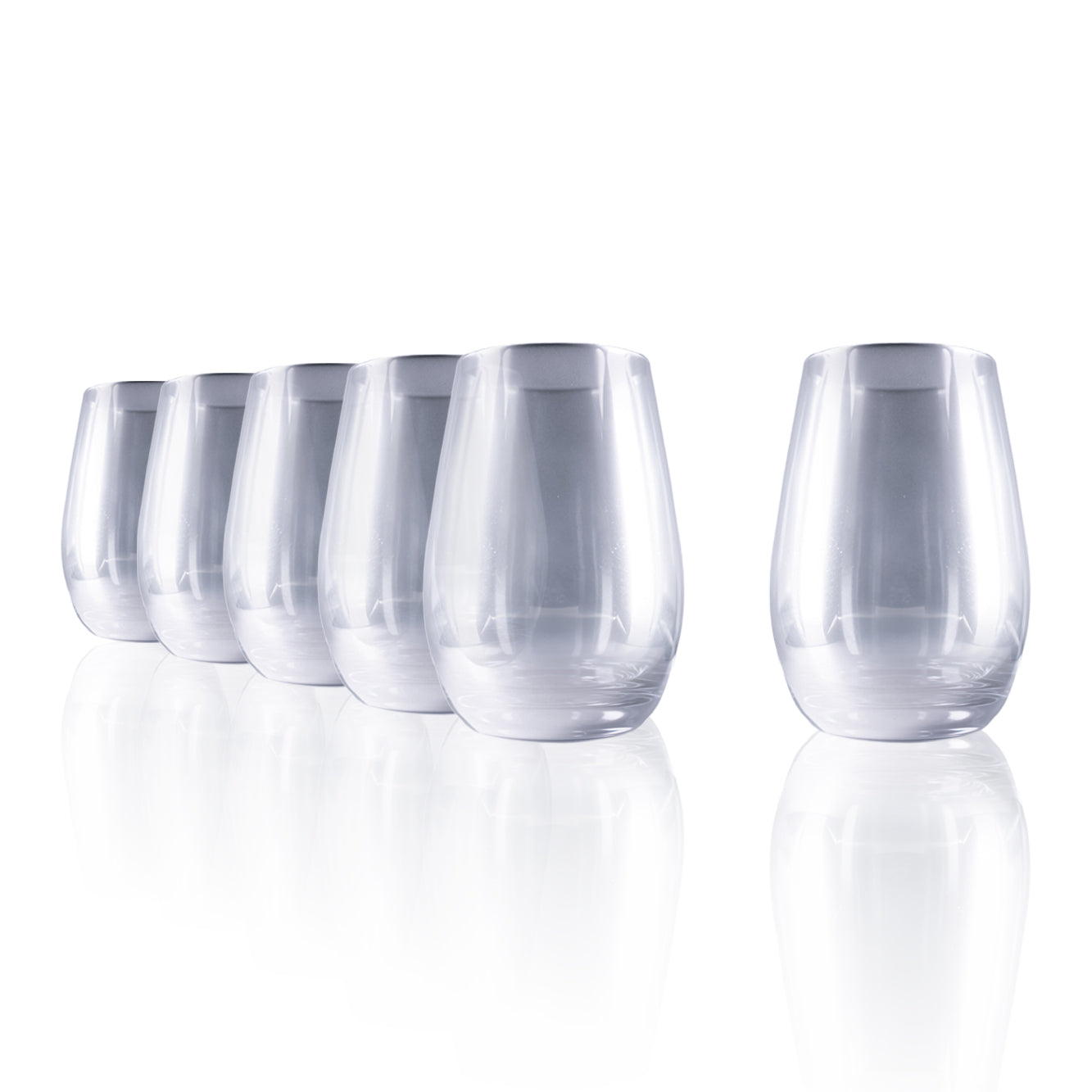 Longdrinkbecher Silber Mirror 6er Set