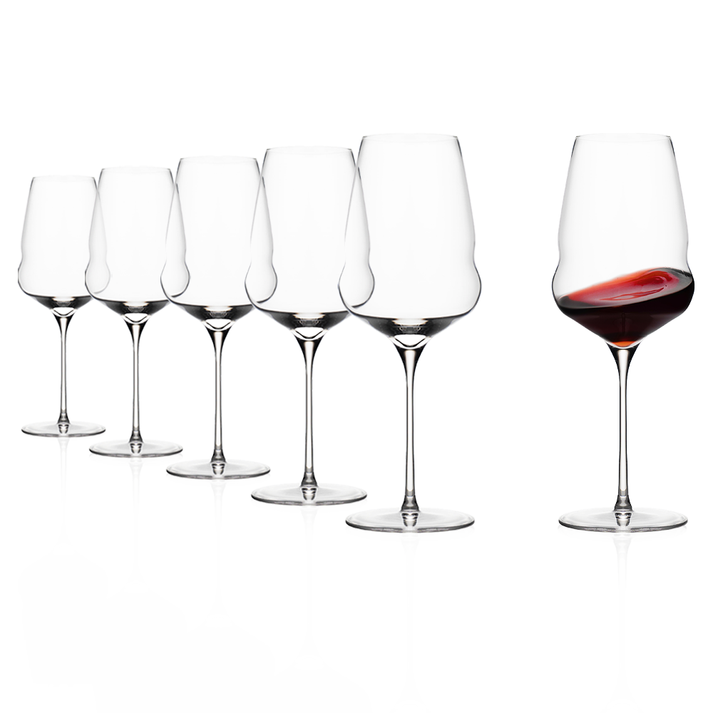 Cocoon red wine goblets set of 6