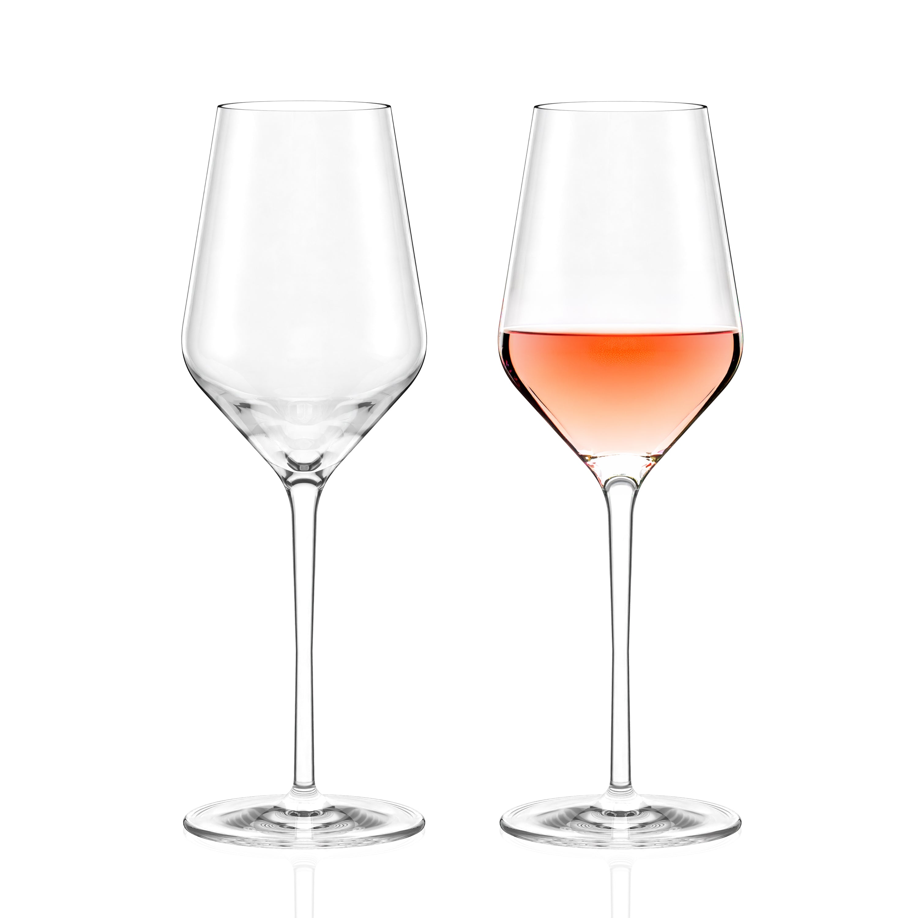 Rosé Wine Glass Quatrophil Set of 2