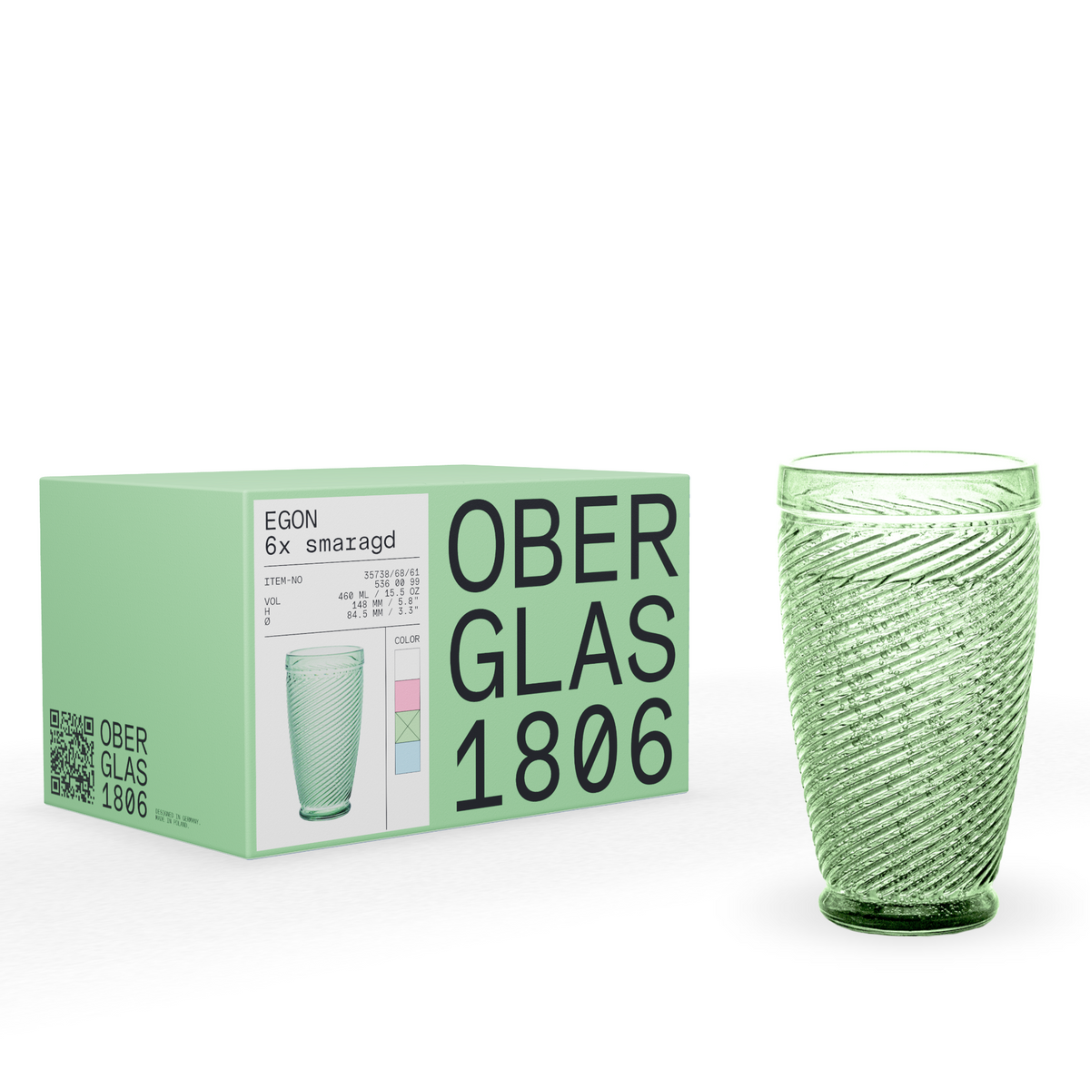 Becher Smaragd Egon 6er Set