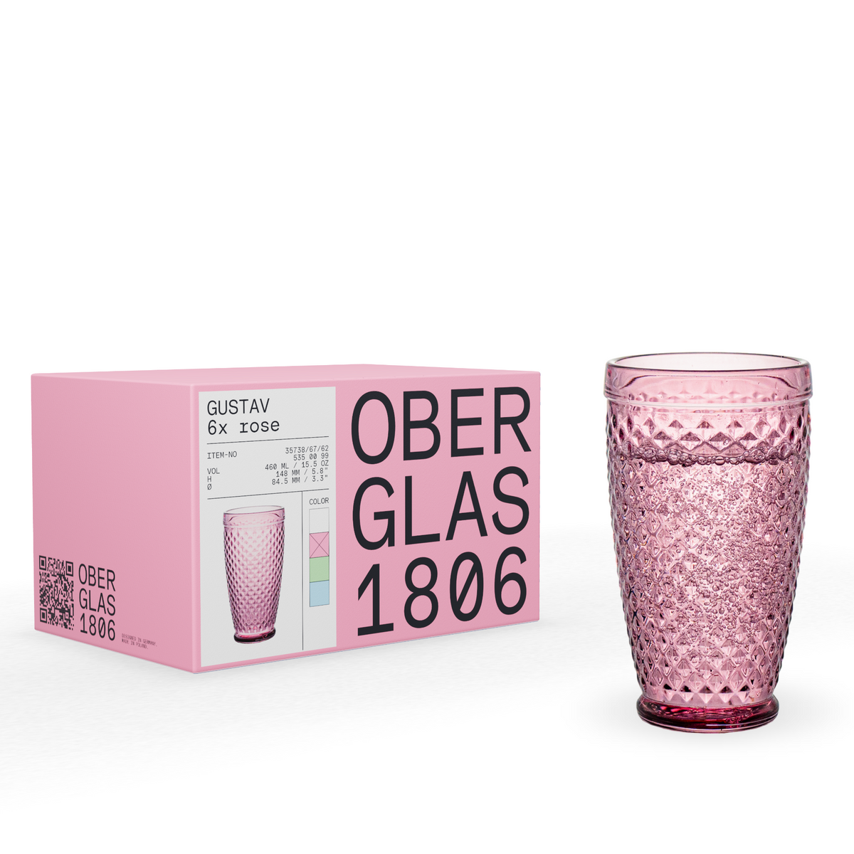 Vaso Rosé Gustav set de 6