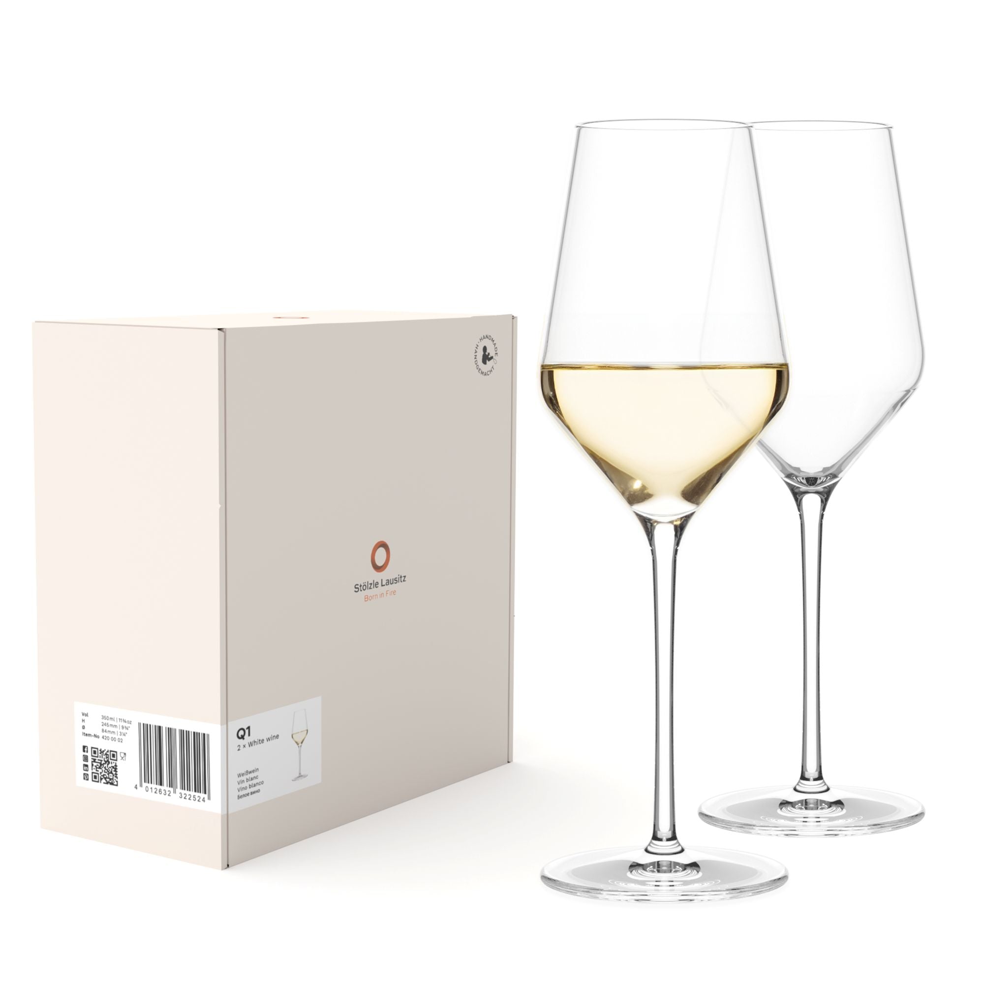 White Wine Goblet Q1 Set of 2