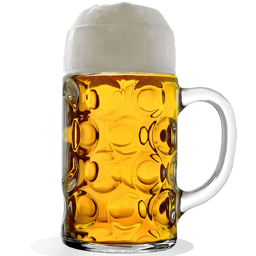 Beer mug with shield 1.00 l Isar set of 6