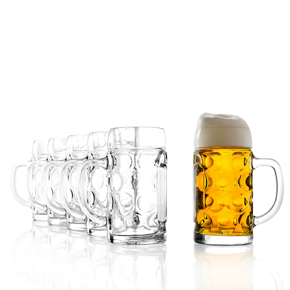 Beer mug with shield 0.50 l Isar set of 6