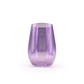 Long drink cups Mirror violet, set of 6