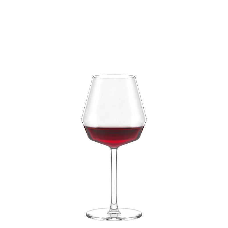 Burgundy Glass Celestia Set of 6