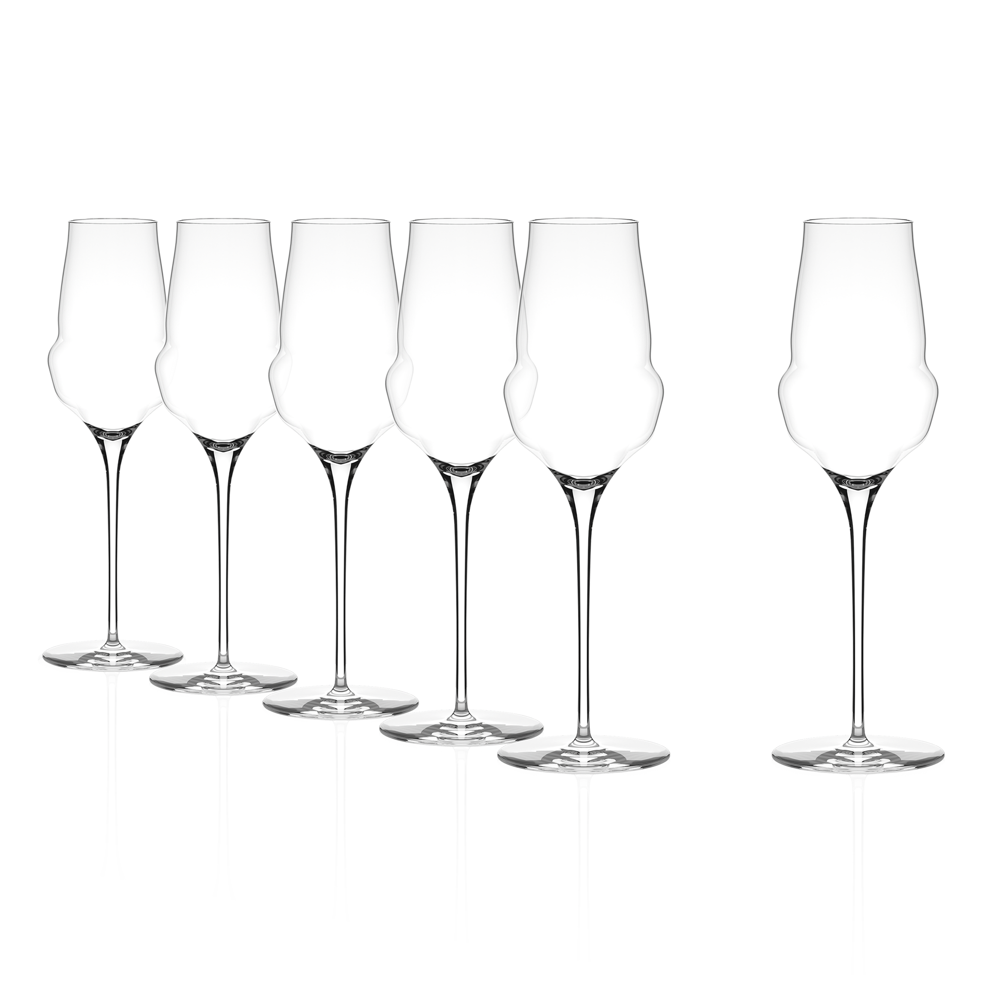 Champagne Glass Cocoon Set of 6