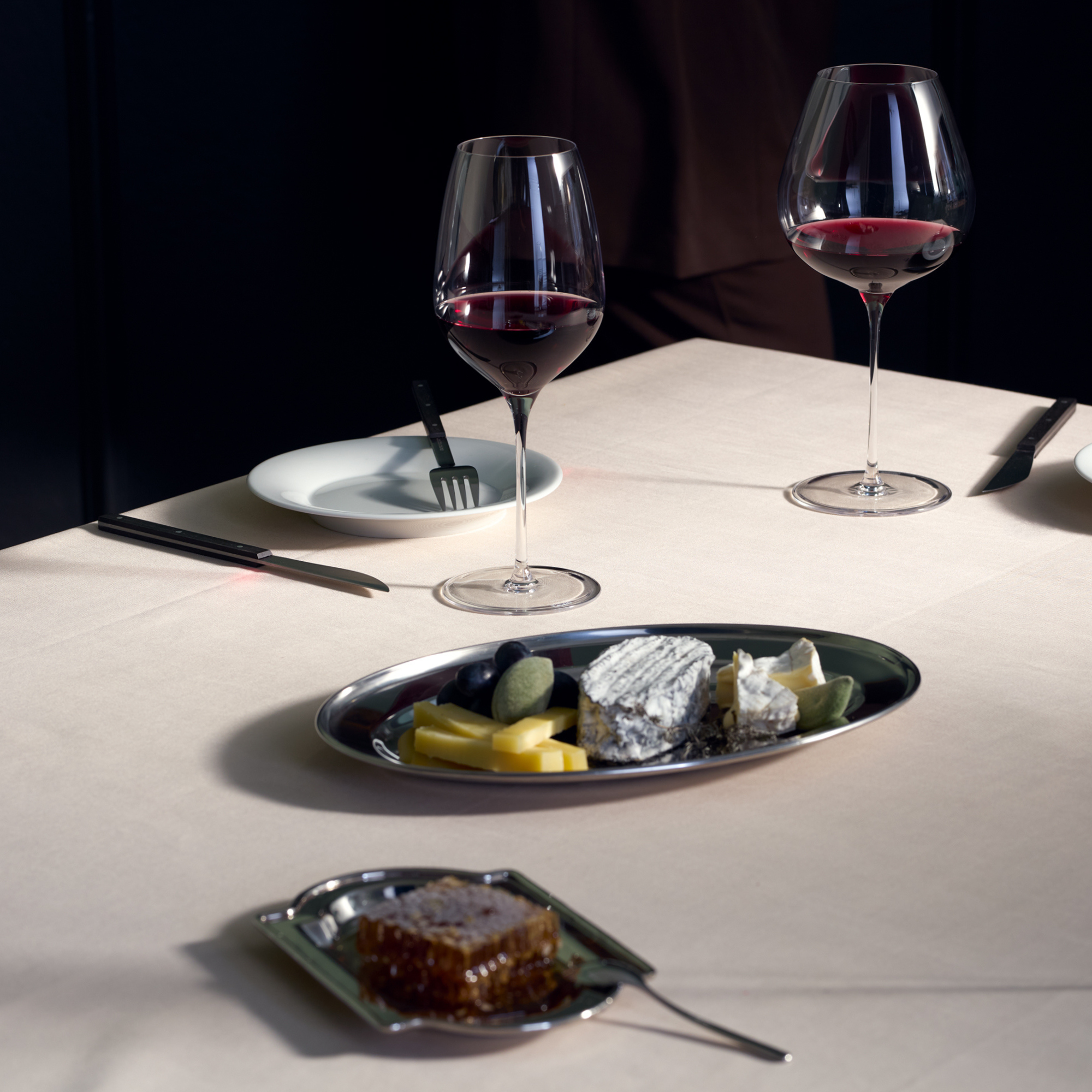 Burgundy glass Fino Set of 6
