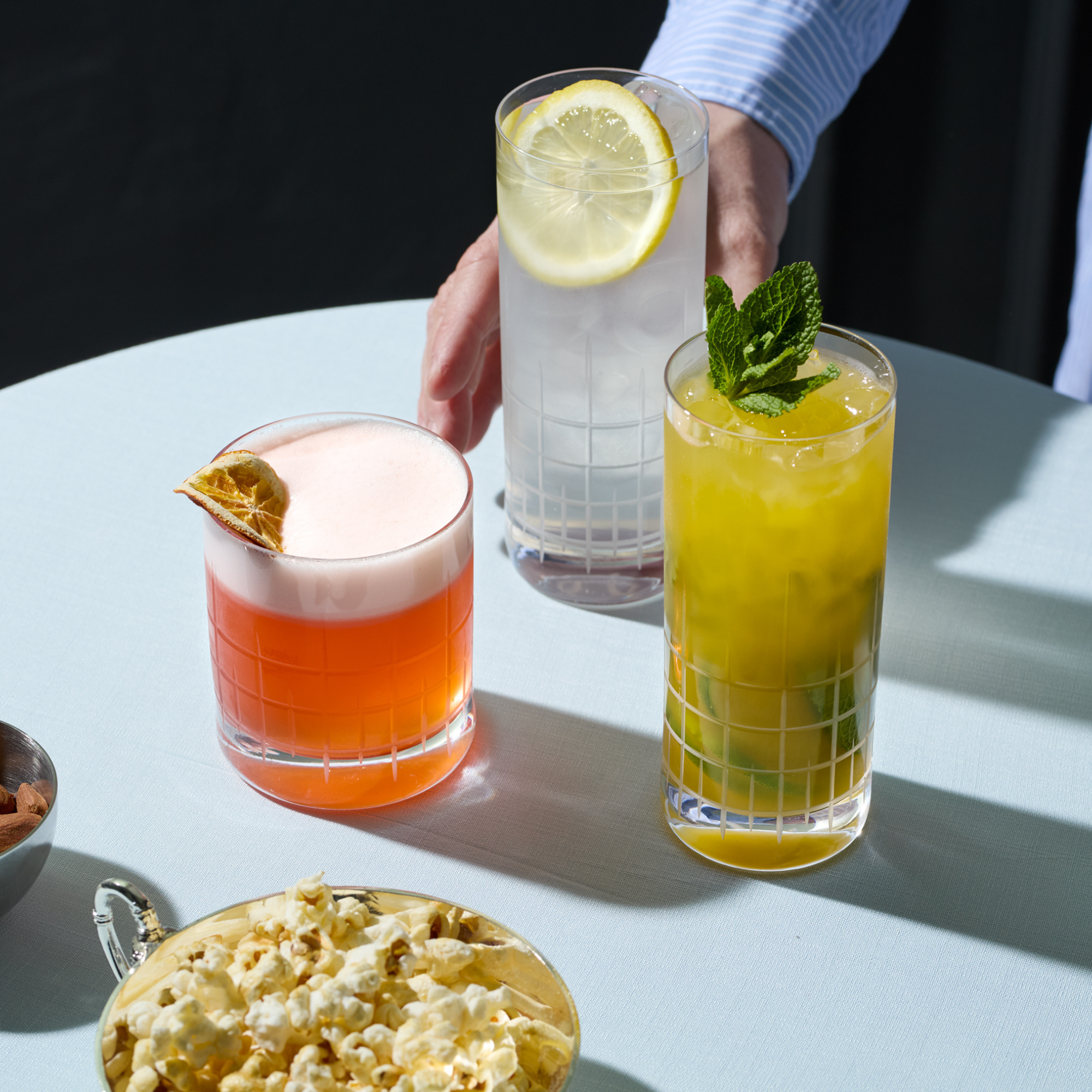 Whiskey O.F. Tumbler Manhattan New York Bar Set of 6