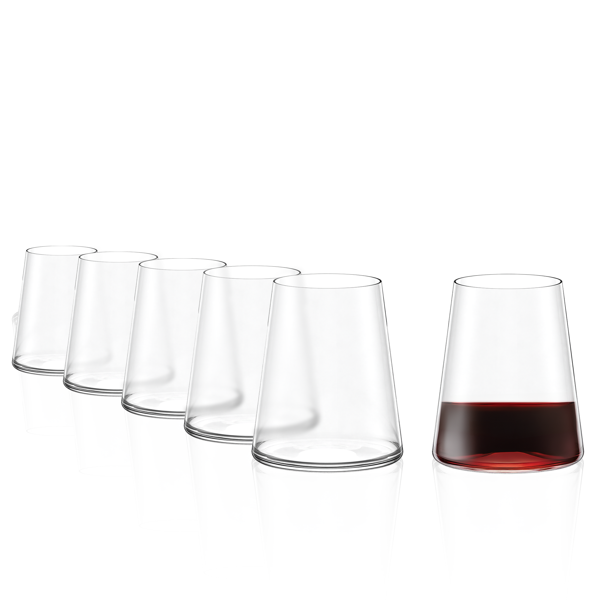Set de vino tinto copas y vasos Power set de 12