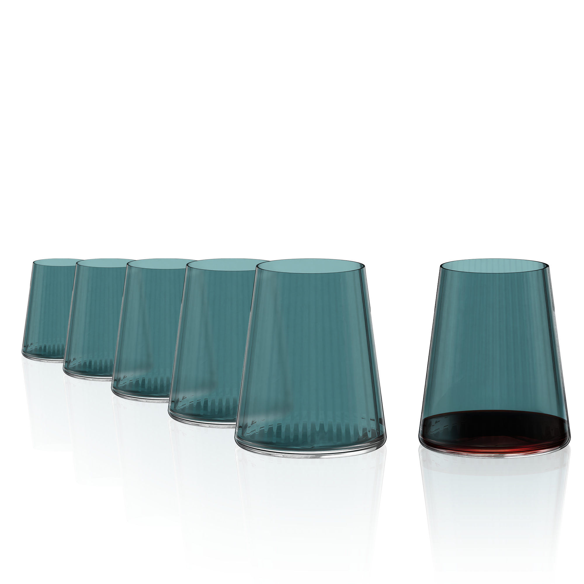 Symphony Tumbler Teal Set of 6