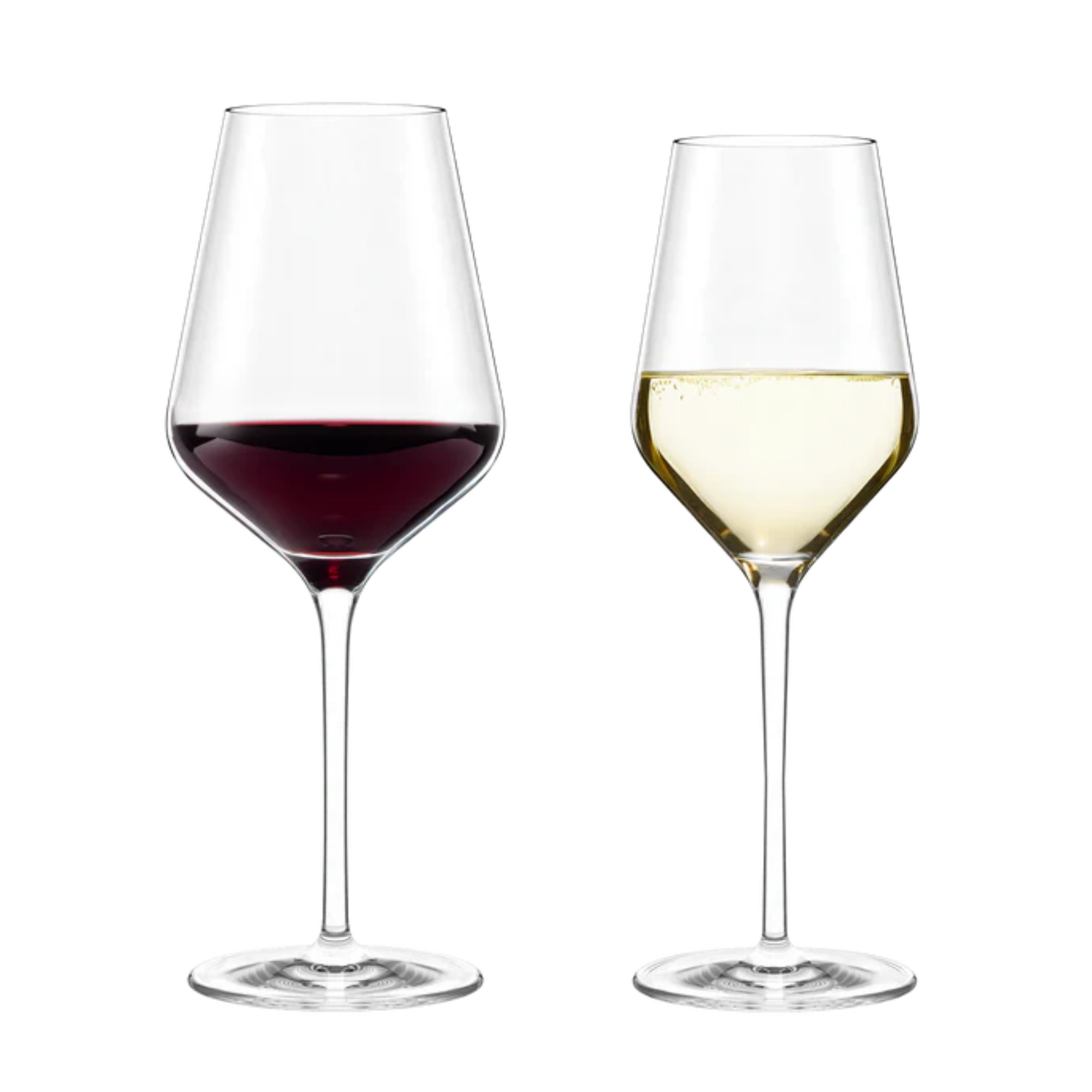 Red & White Wine Glasses Quatrophil Set of 12