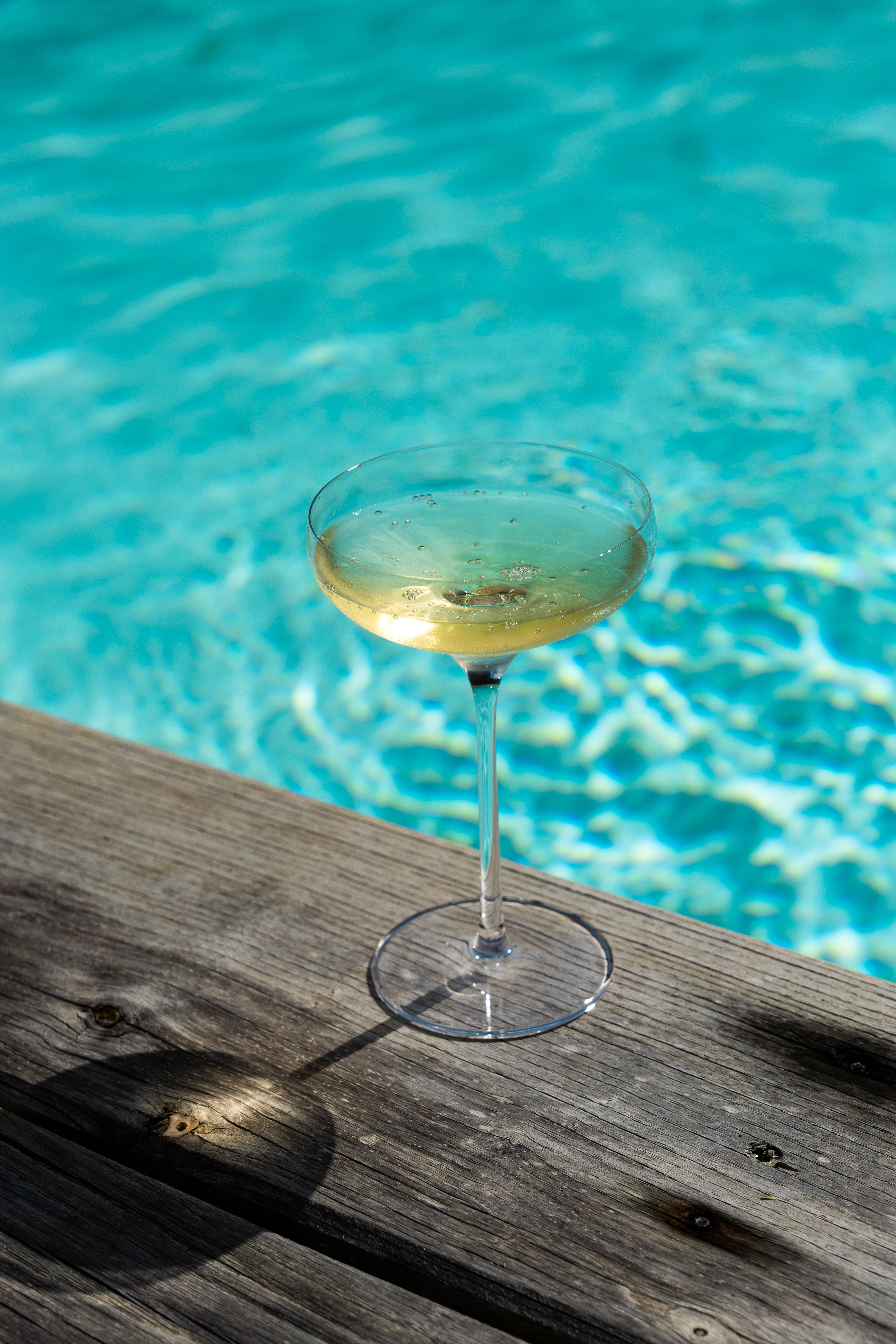 champagnerglas stoelzle lausitz swimming pool sommer