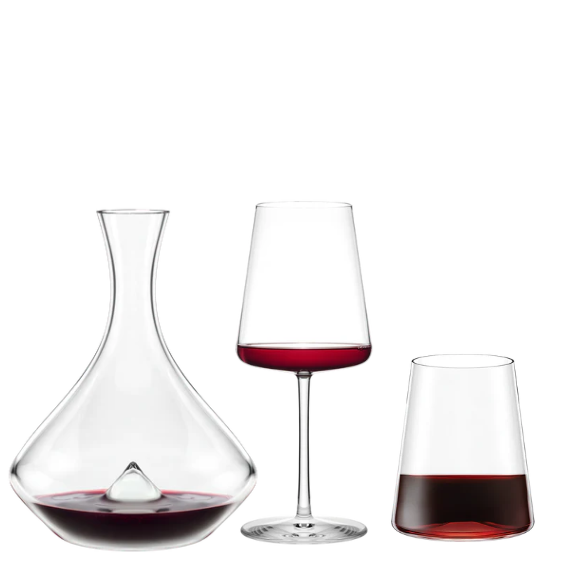Red Wine Glassware & Decanter Set of 13