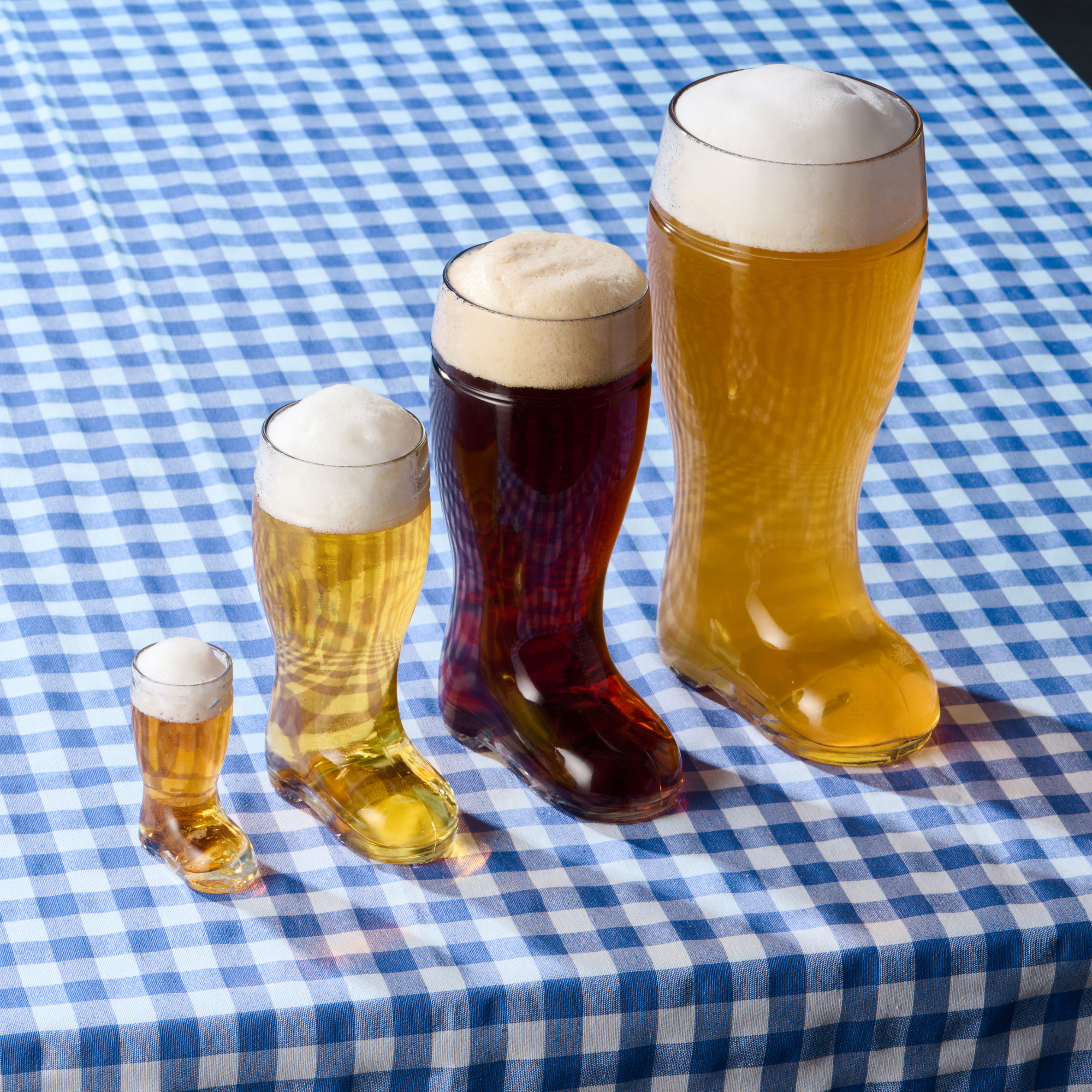 Schnapsglas Bierstiefel 12er Set