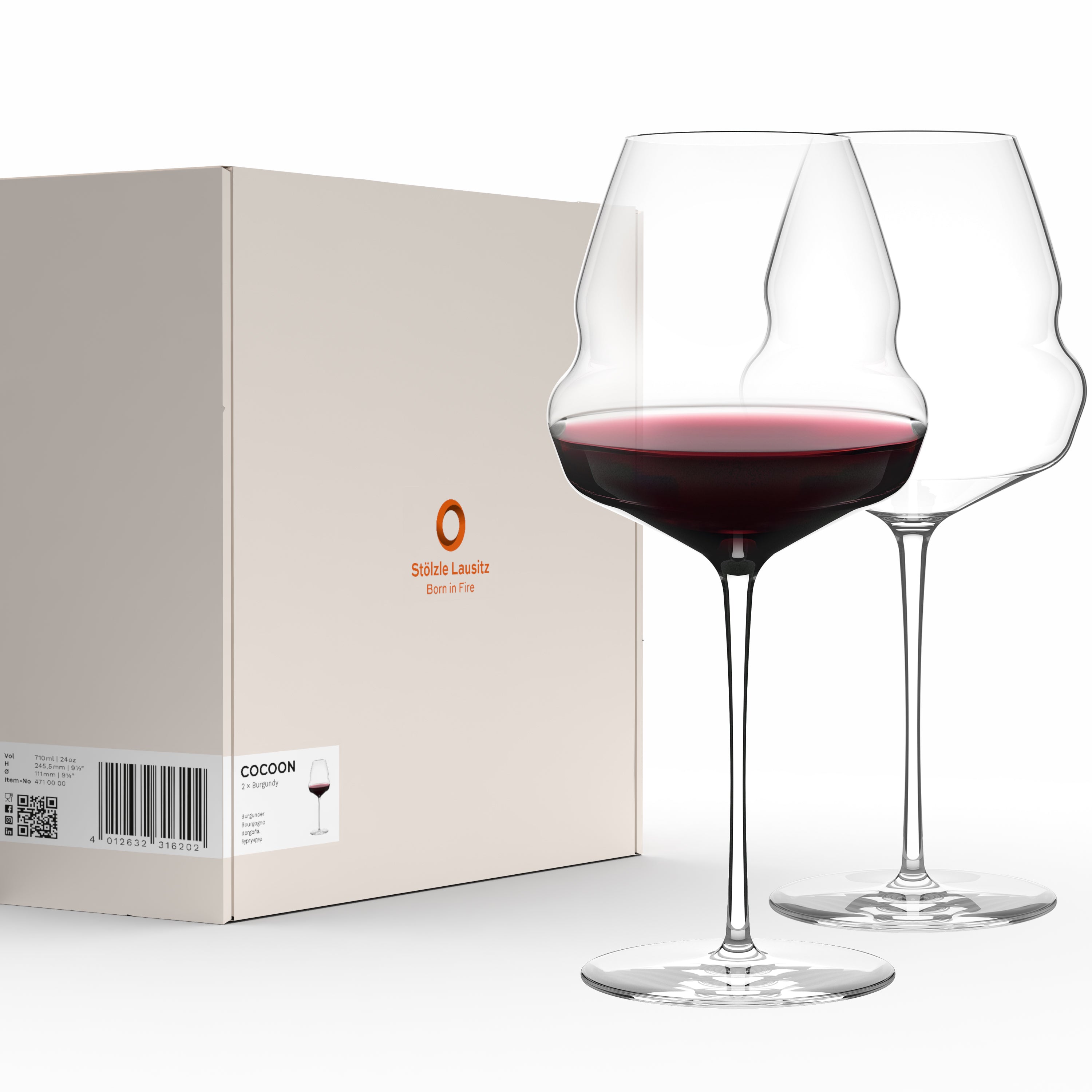 Cocoon Burgunderkelch 2er Set