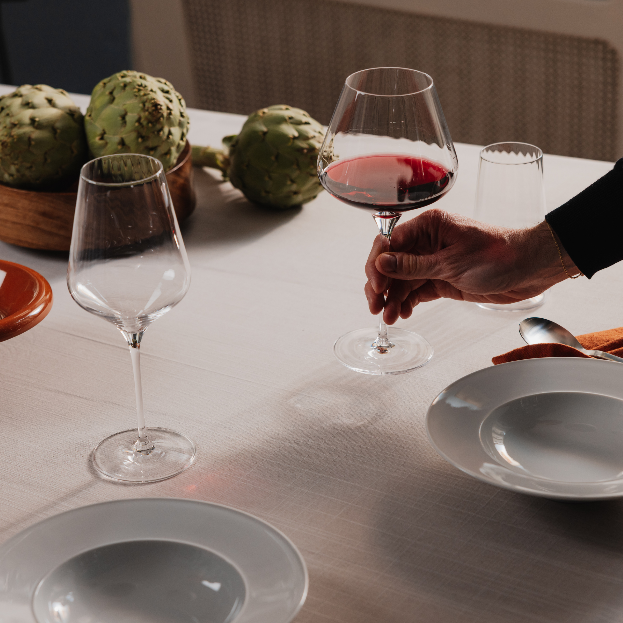 Burgundy glass Symphony Set of 6
