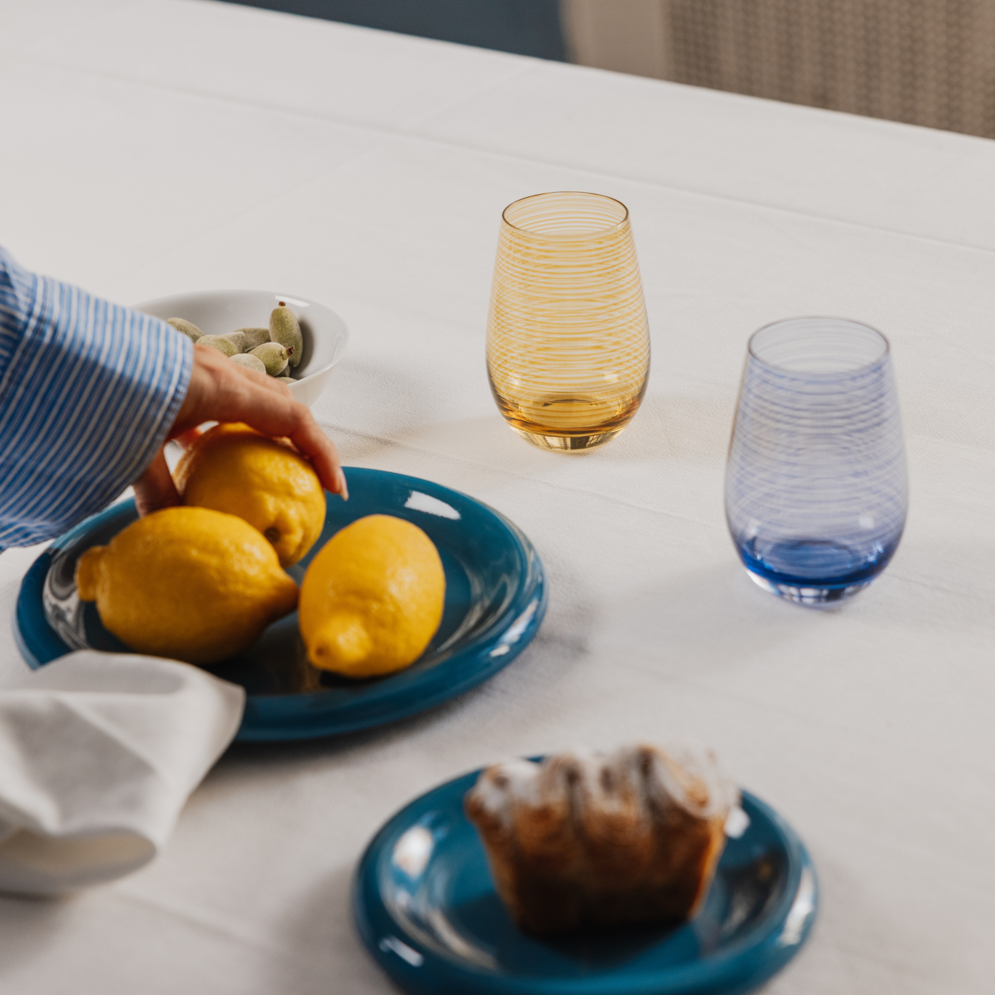 Tumbler Amber Twister Set of 6