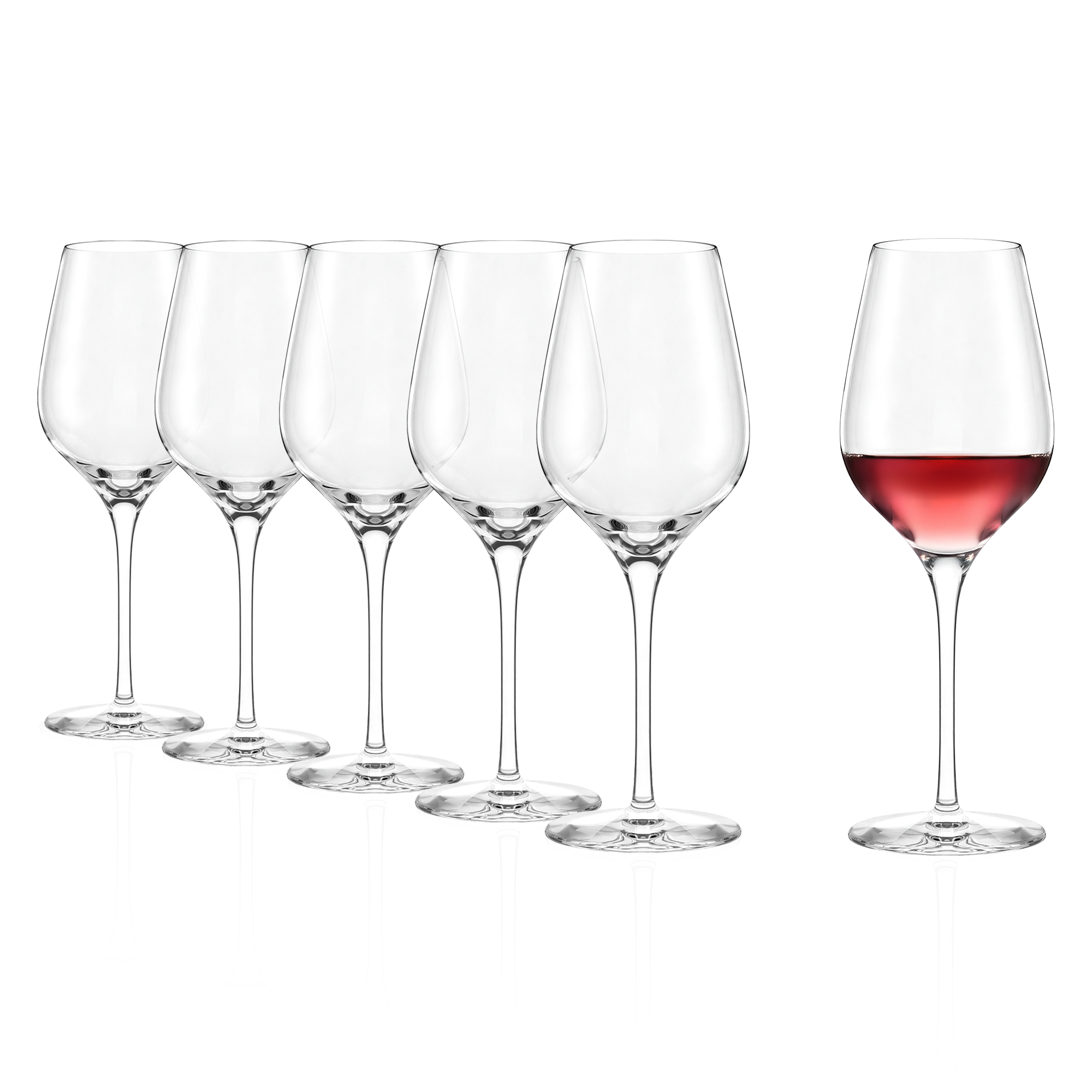 Rosé Wine Glass Exquisit Royal Set of 6