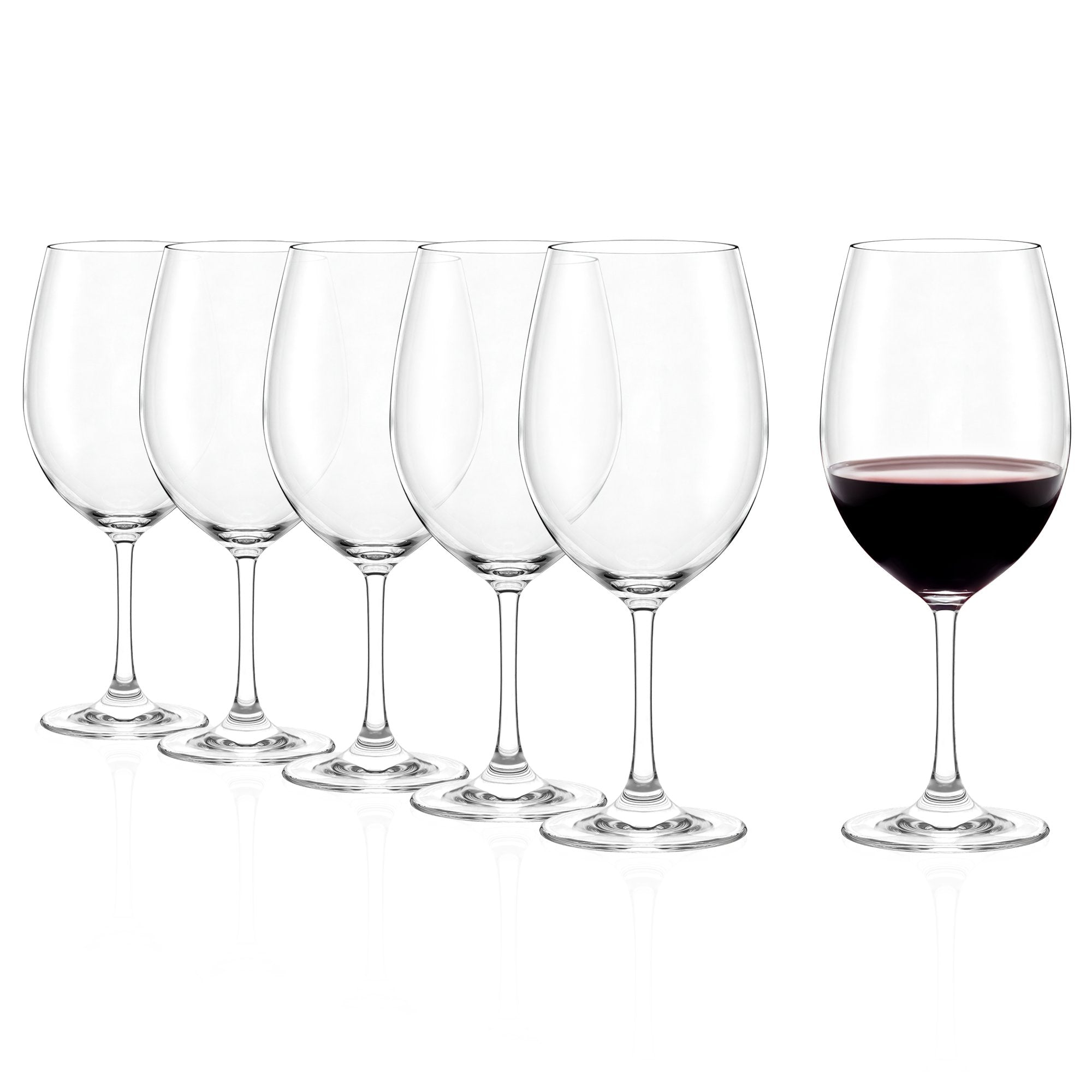 Elegantes Bordeauxgläser Set aus Kristall, ideal für Weinliebhaber und festliche Anlässe