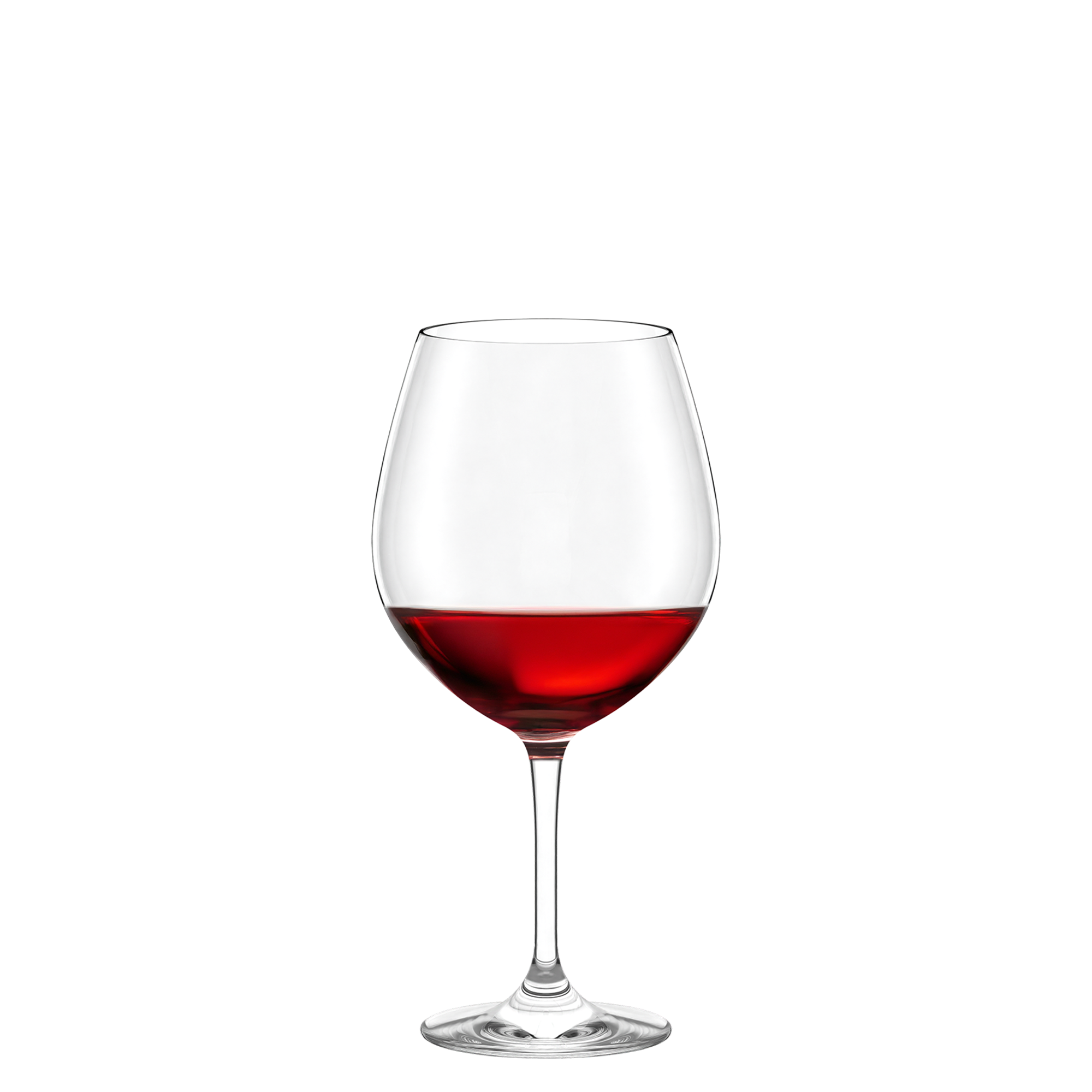 Stölzle Lausitz Burgunder Event Weinglas mit rotem Wein für elegante Anlässe