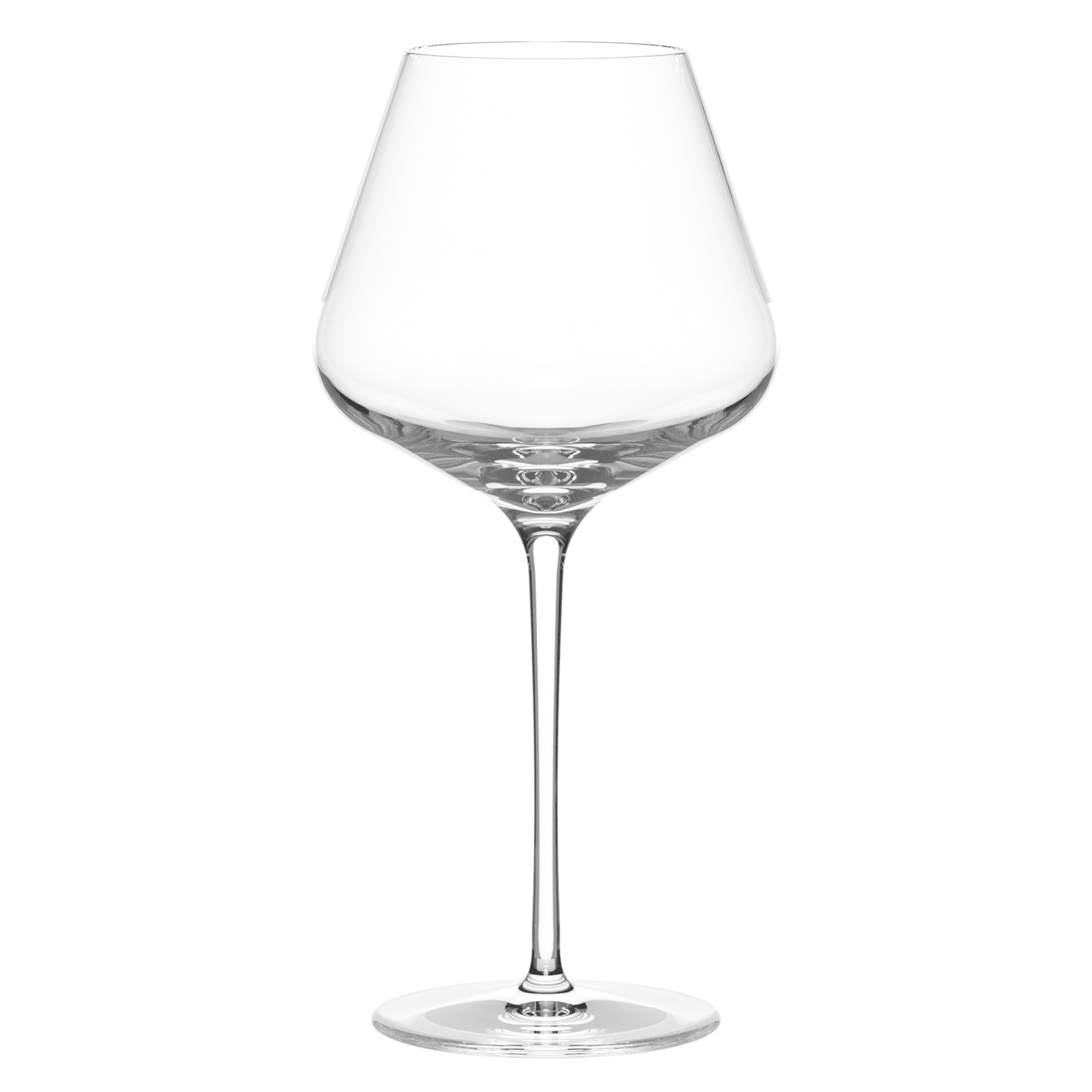 Elegantes Burgunder Weinglas Set aus klarem Kristall für ein stilvolles Weintrinkerlebnis