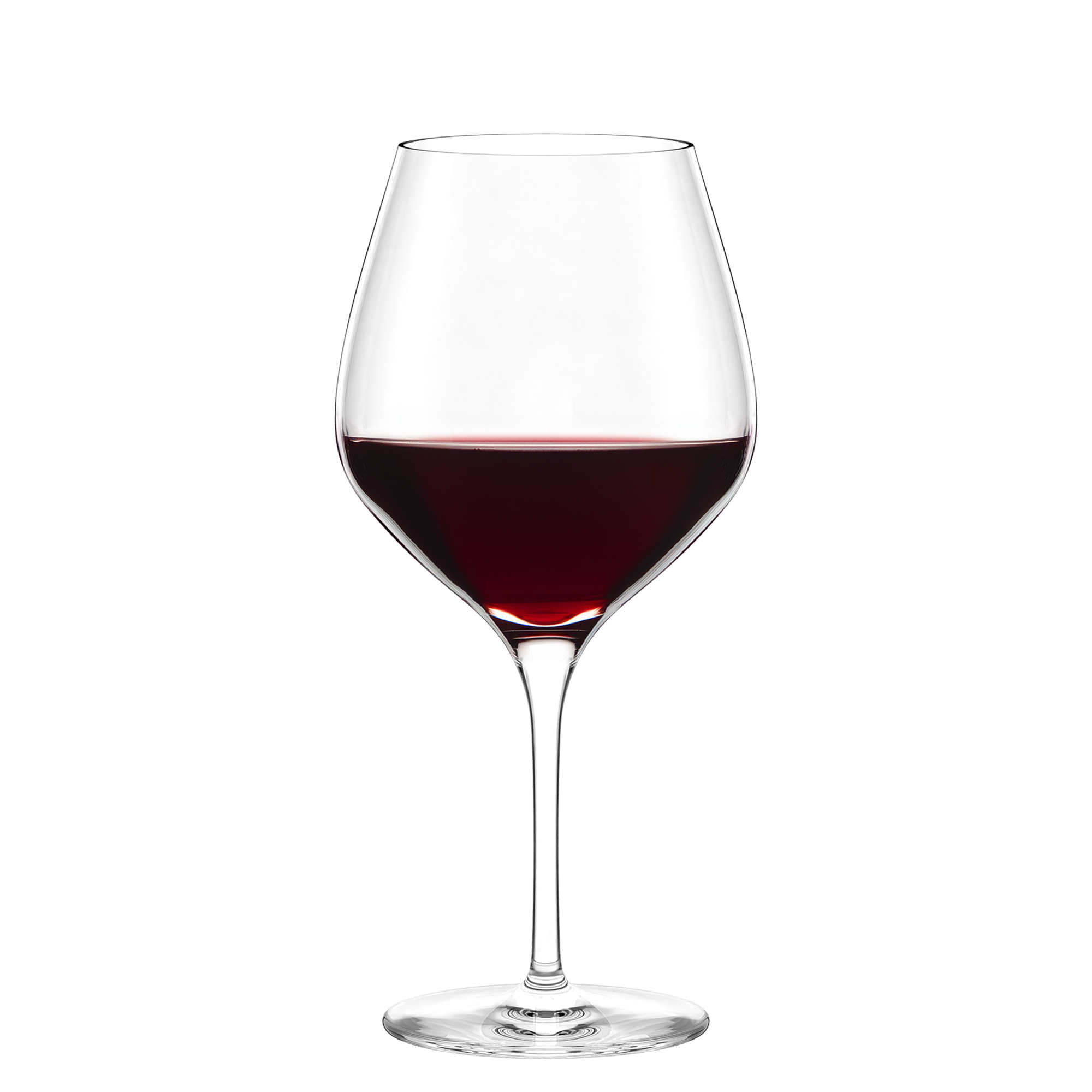 Eleganter Burgunderkelch Exquisit von Stölzle Lausitz mit Rotwein für ein stilvolles Trinkerlebnis