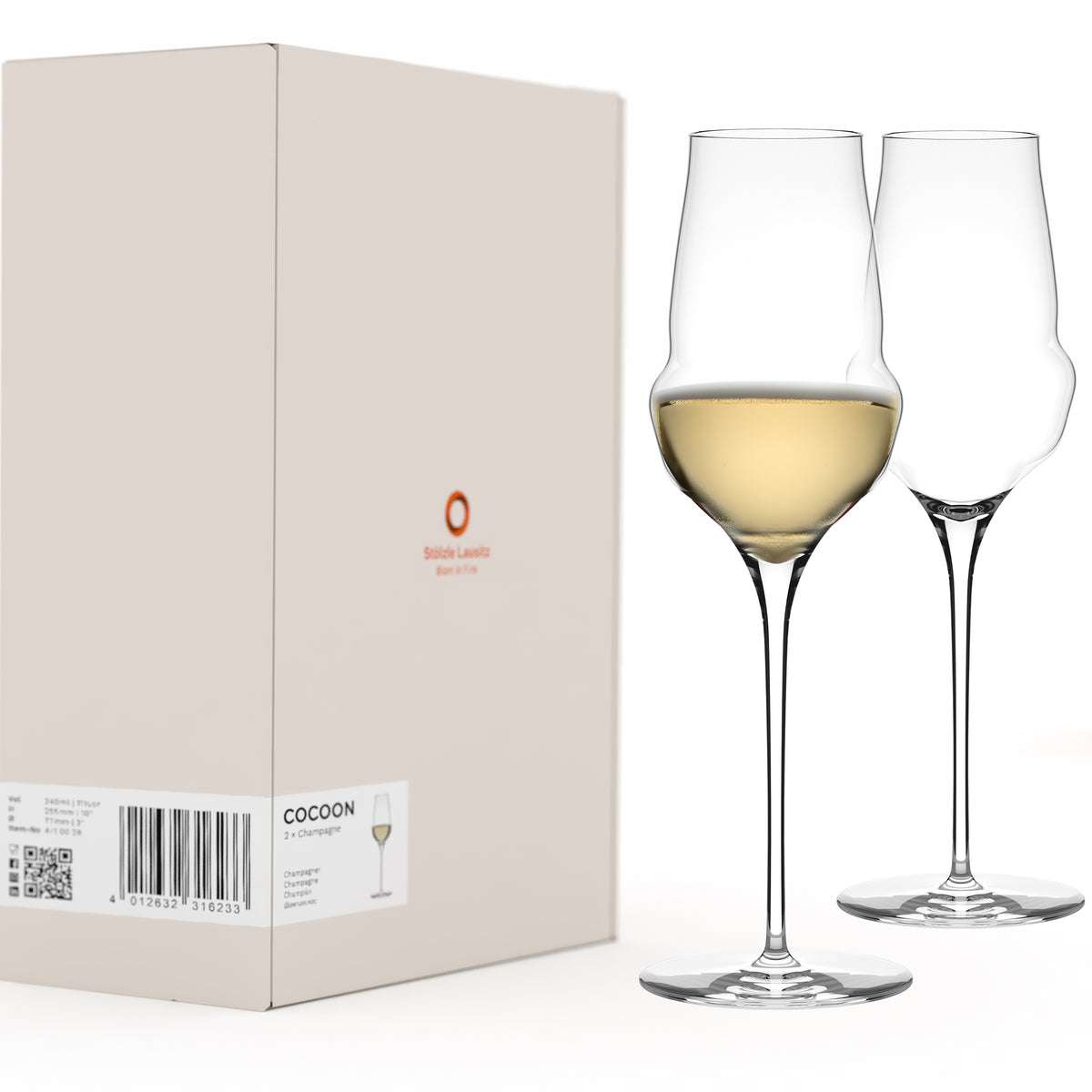 Champagne Glass Cocoon Pack of 2 | Stölzle Lausitz