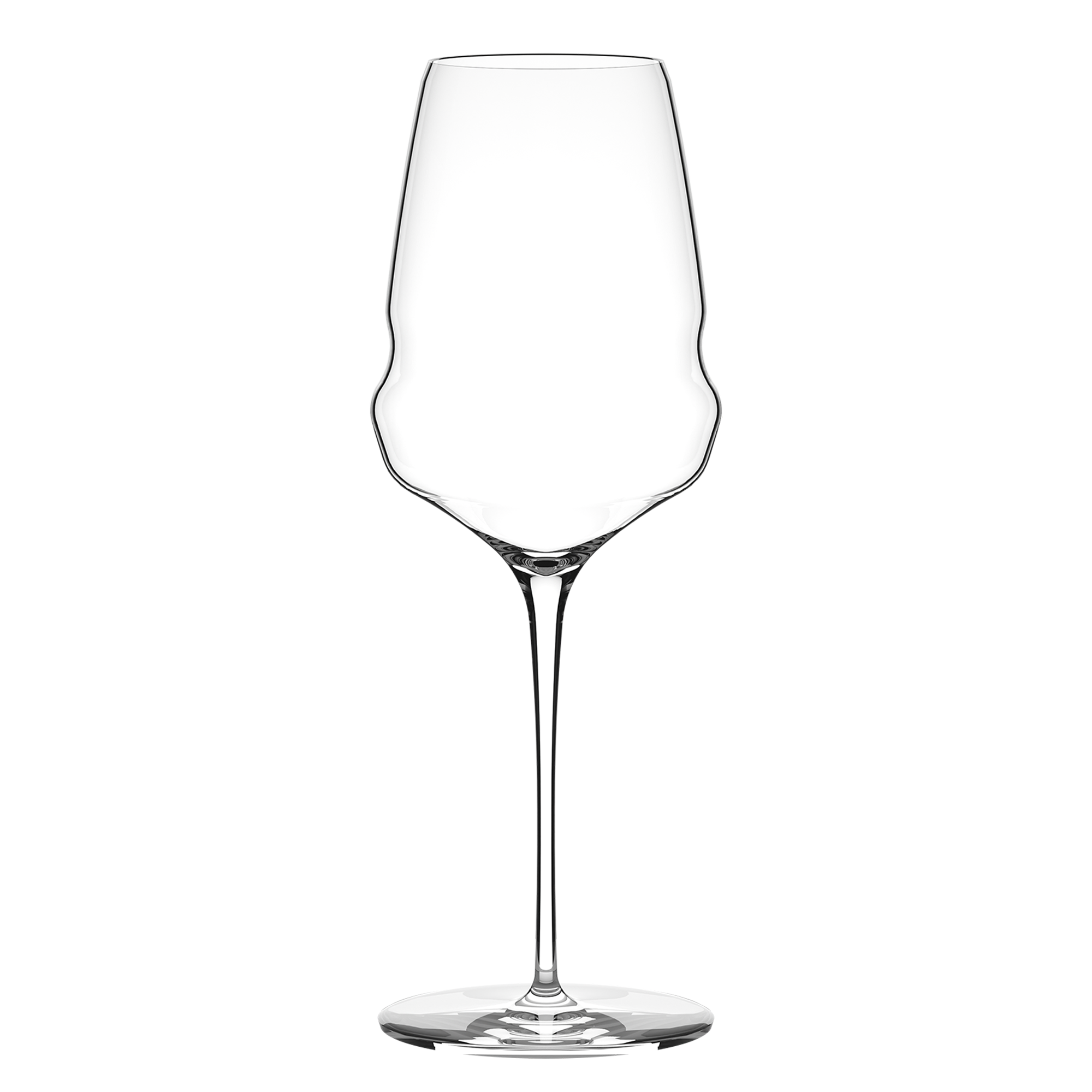 Eleganter Stölzle Lausitz Cocoon Weißweinkelch mit einzigartigem Design für stilvolle Weinliebhaber