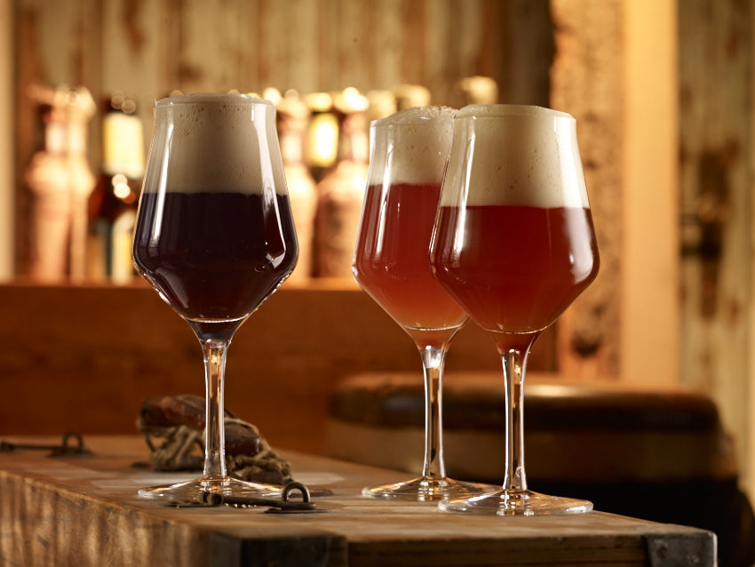 Stölzle Lausitz Craft Beer Glas Set kaufen mit drei stilvollen Gläsern in verschiedenen Biersorten
