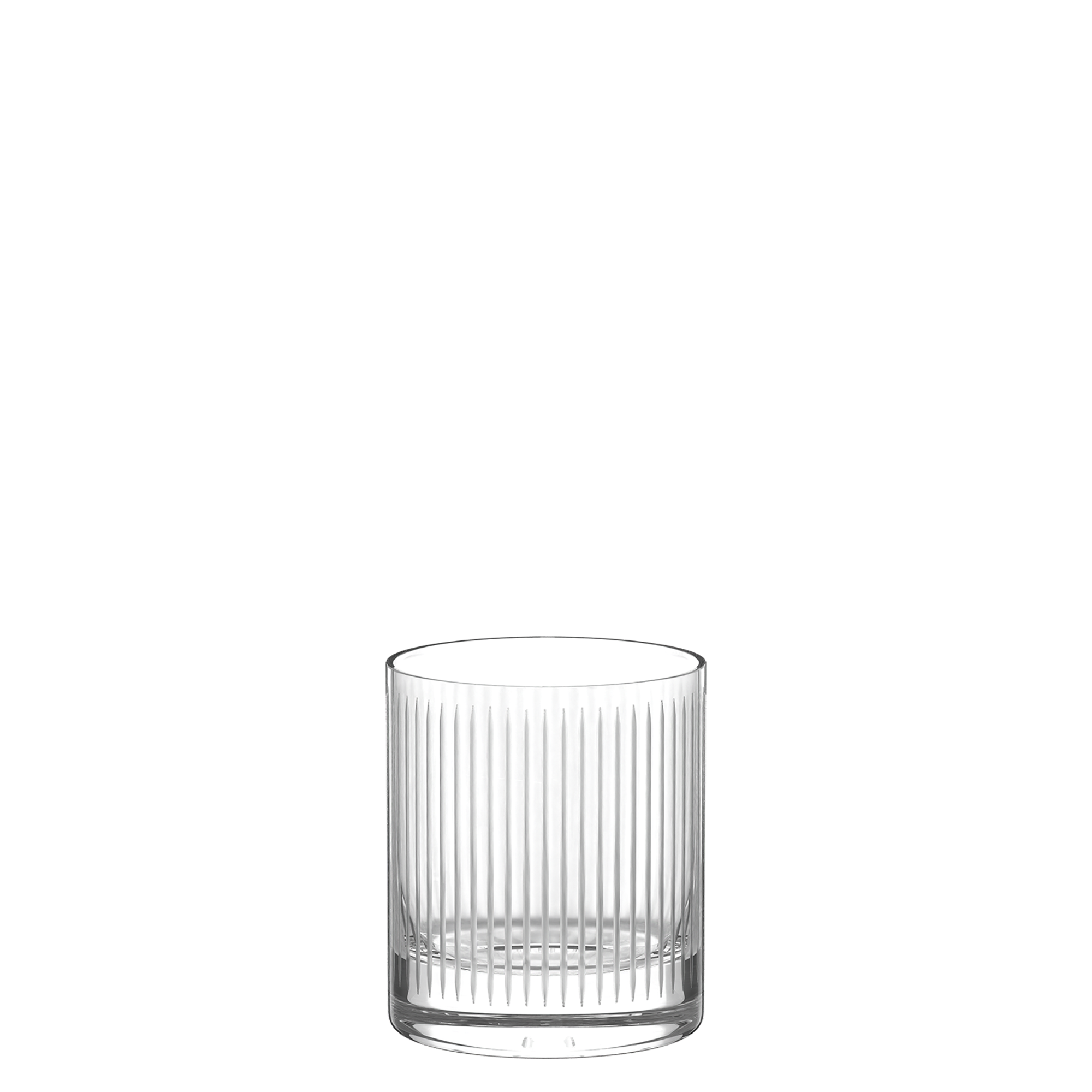 Hochwertiges Stölzle Lausitz Glas, edle Gläser für Whisky mit eleganter Rillenstruktur