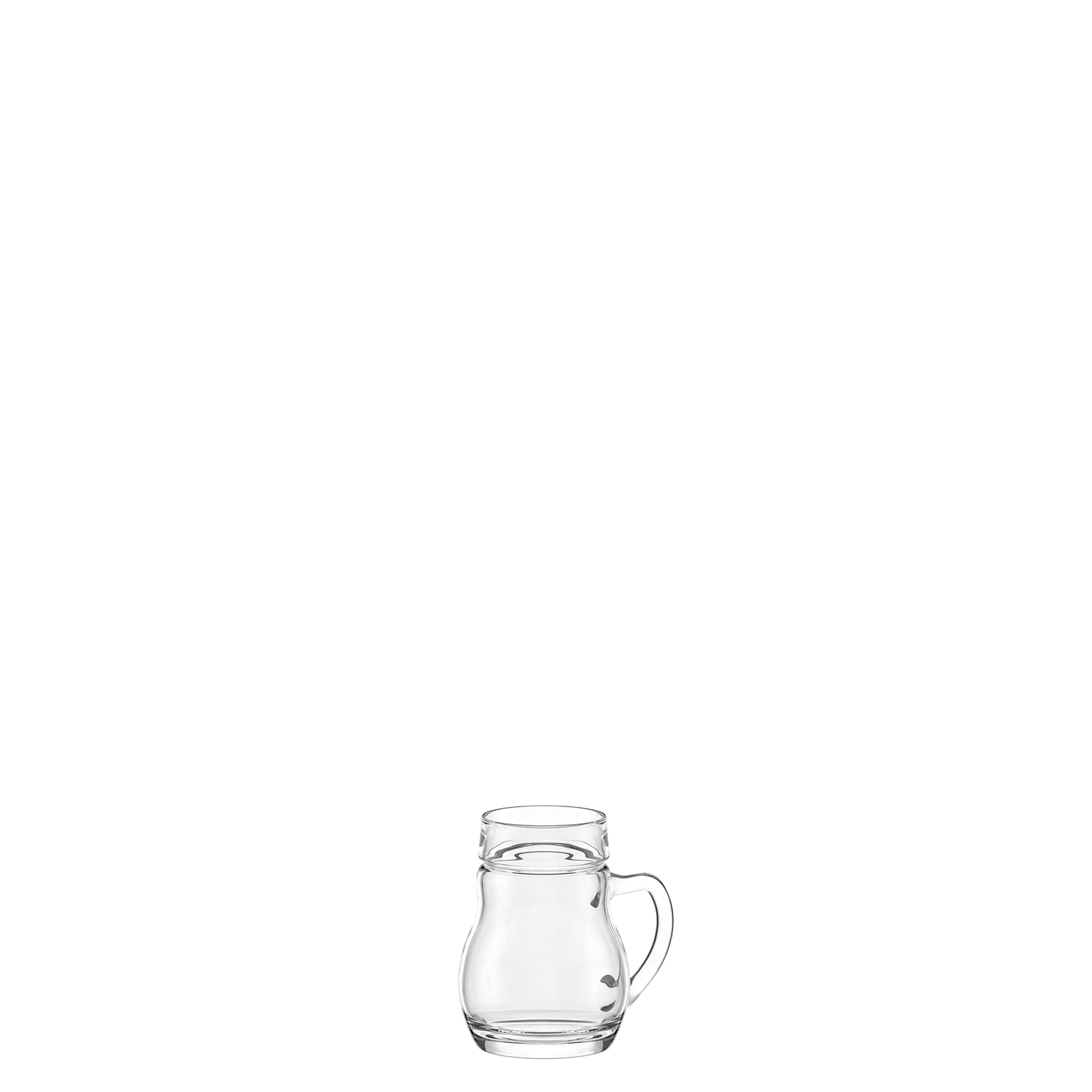 Edle Schnapsgläser kaufen, elegantes Glas mit praktischem Henkel für edle Spirituosen