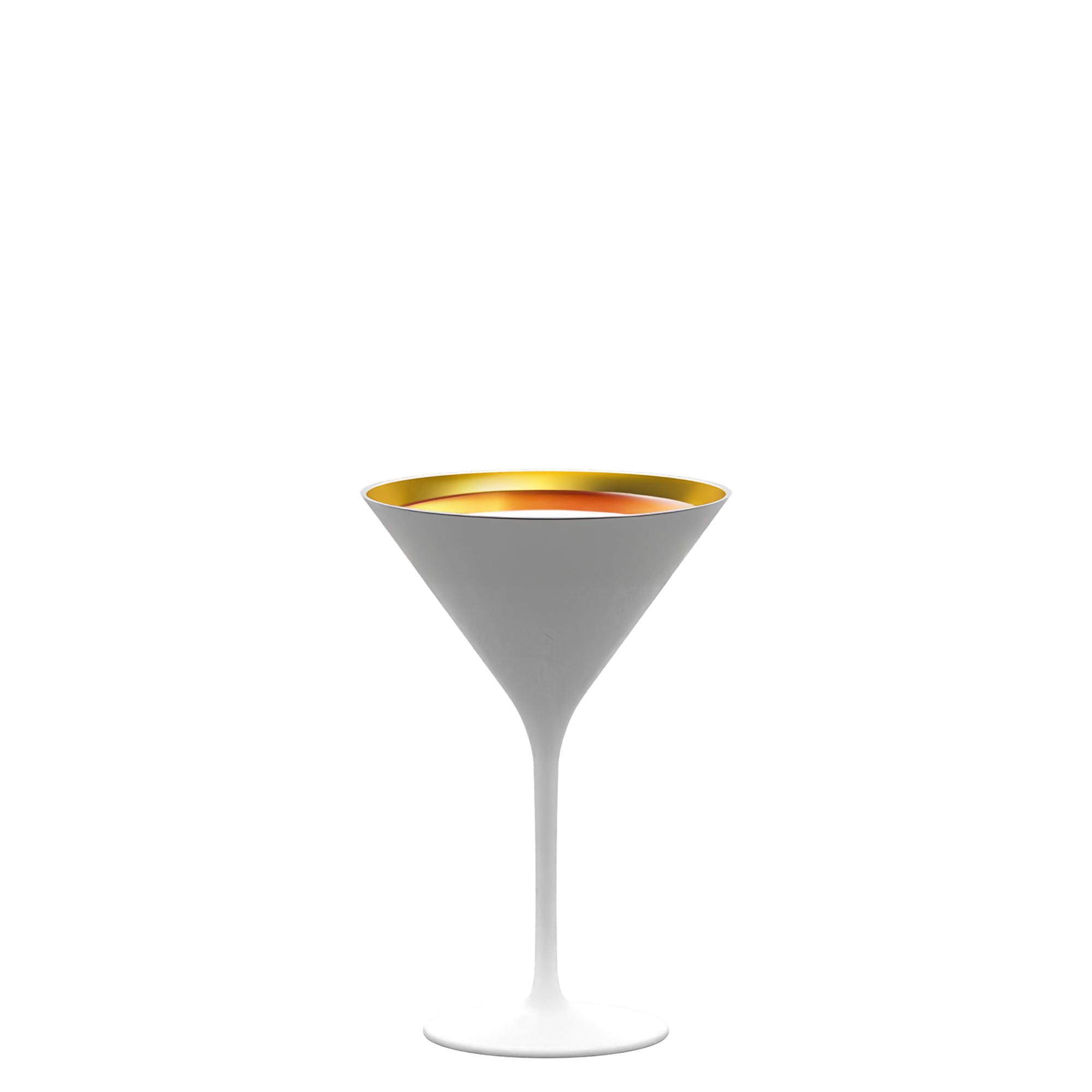 Elegante Cocktailschalen online in Weiß mit goldenem Rand für stilvolle Cocktails