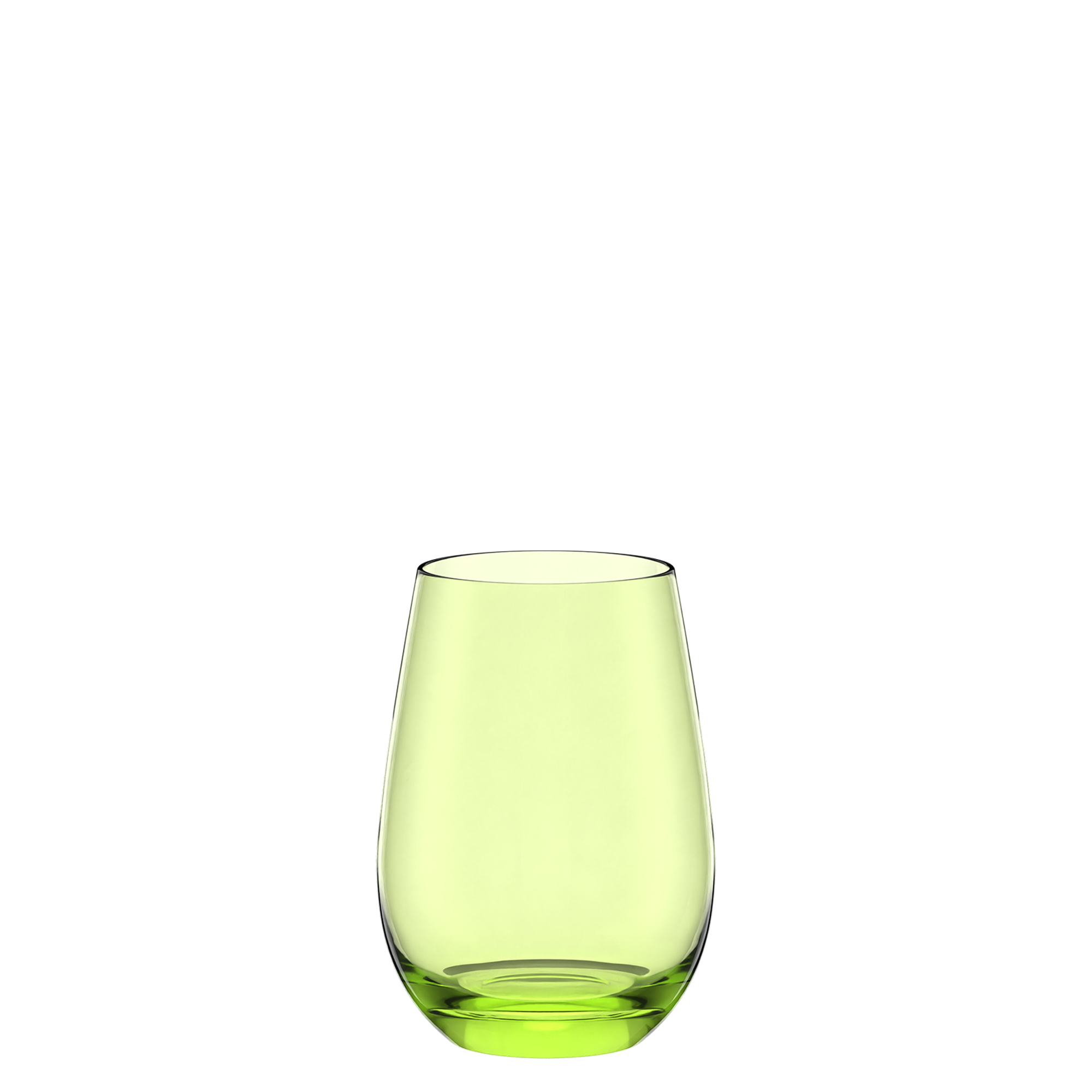 Transparenter grüner Stölzle Lausitz Elements Becher kaufen für stilvolles Trinken