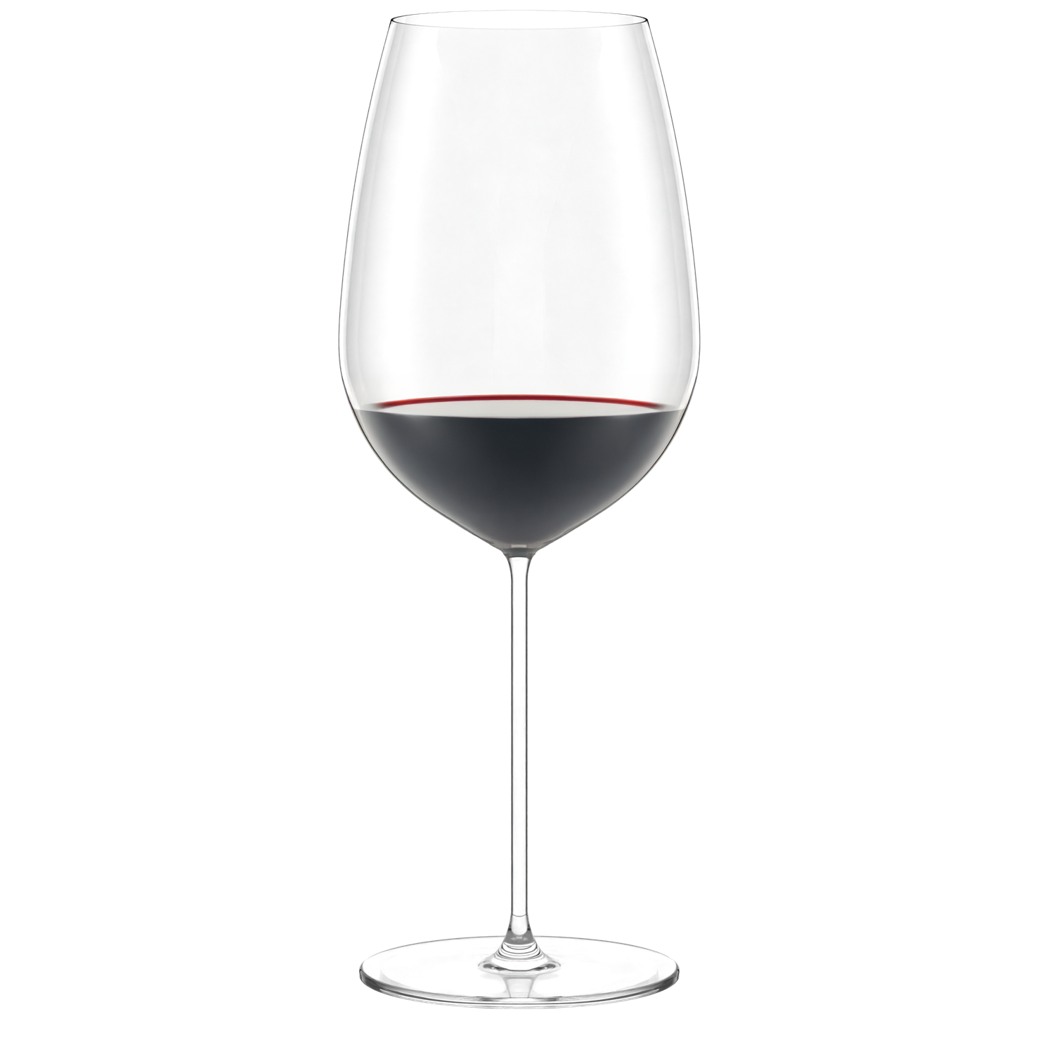 Fino Grand Cru Rotweinglas aus bleifreiem Kristallglas mit ultradünnem Trinkrand und elegantem Design