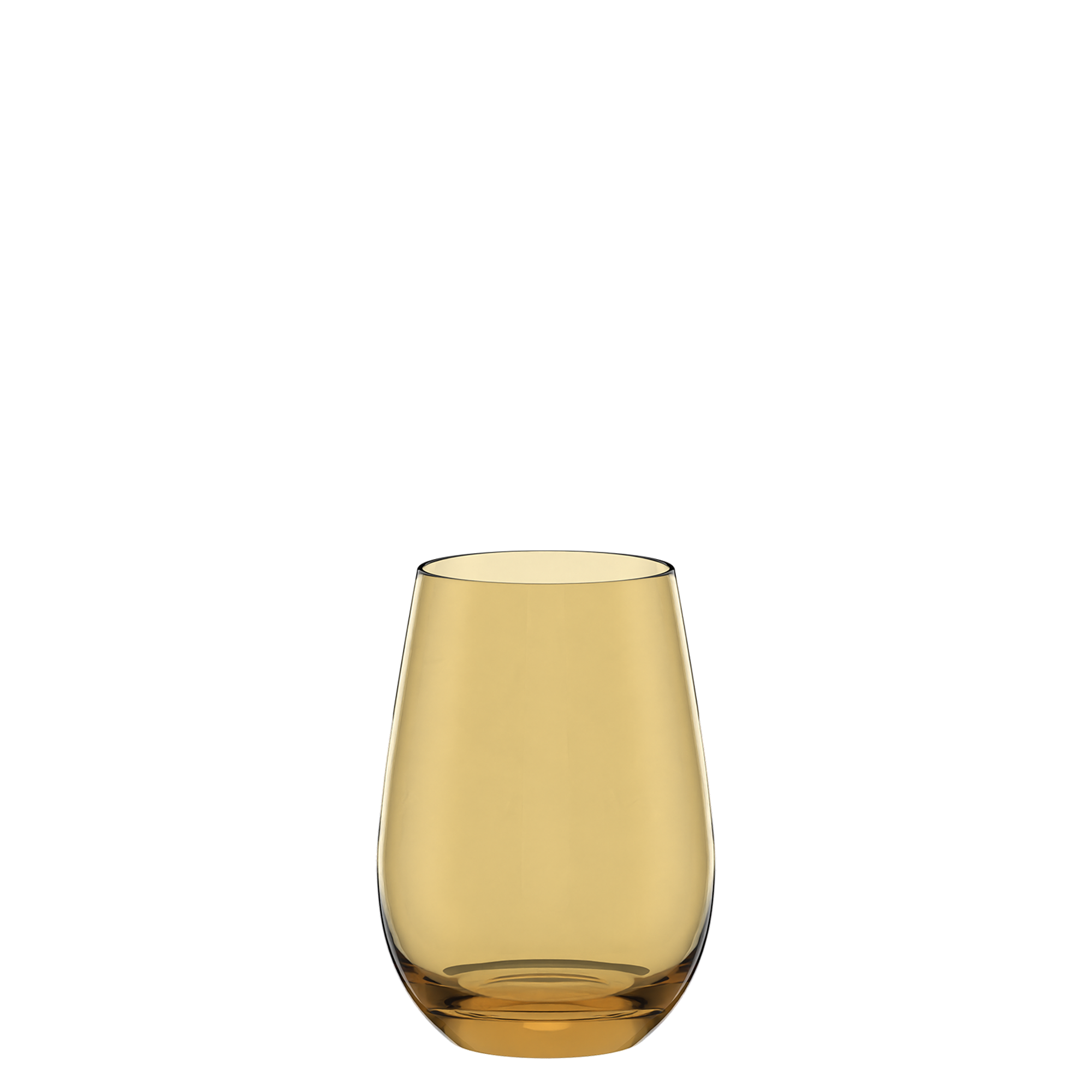 Elegantes Stölzle Lausitz Glas in Amberfarbe, Gläser Made in Germany für stilvolle Tischdekoration