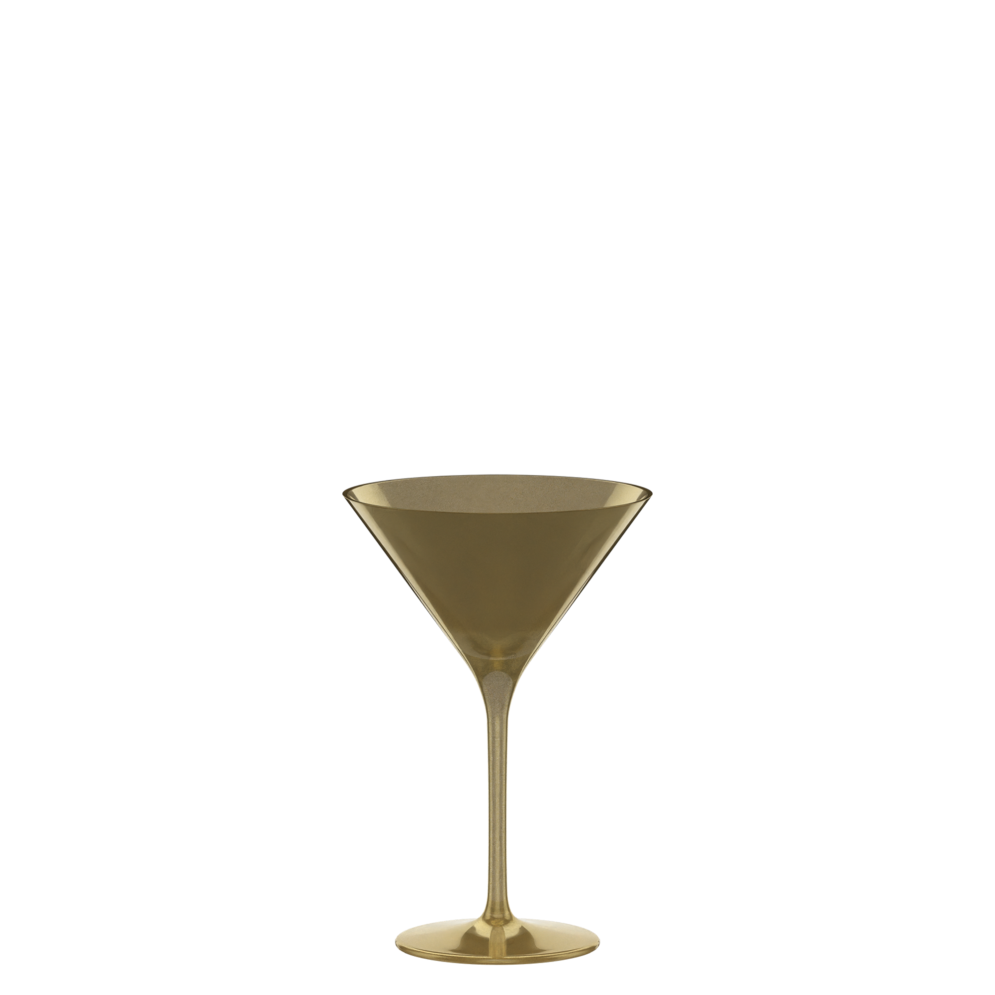 Elegantes Set aus goldenen Cocktailgläsern von Stölzle Lausitz für besondere Anlässe