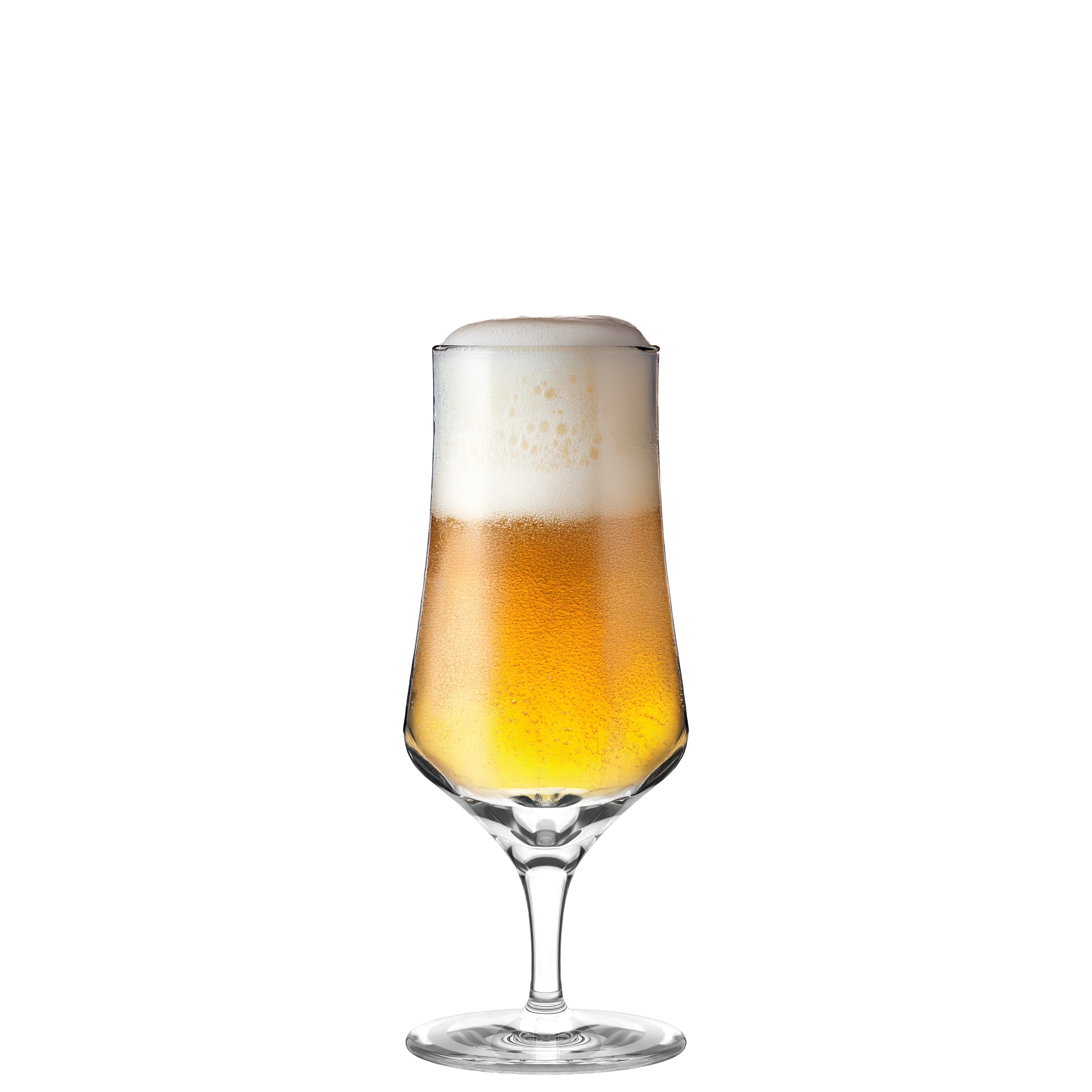 Hochwertige Biergläser Made in Germany, elegant mit schaumigem Bier gefüllt, für stilvolles Trinken