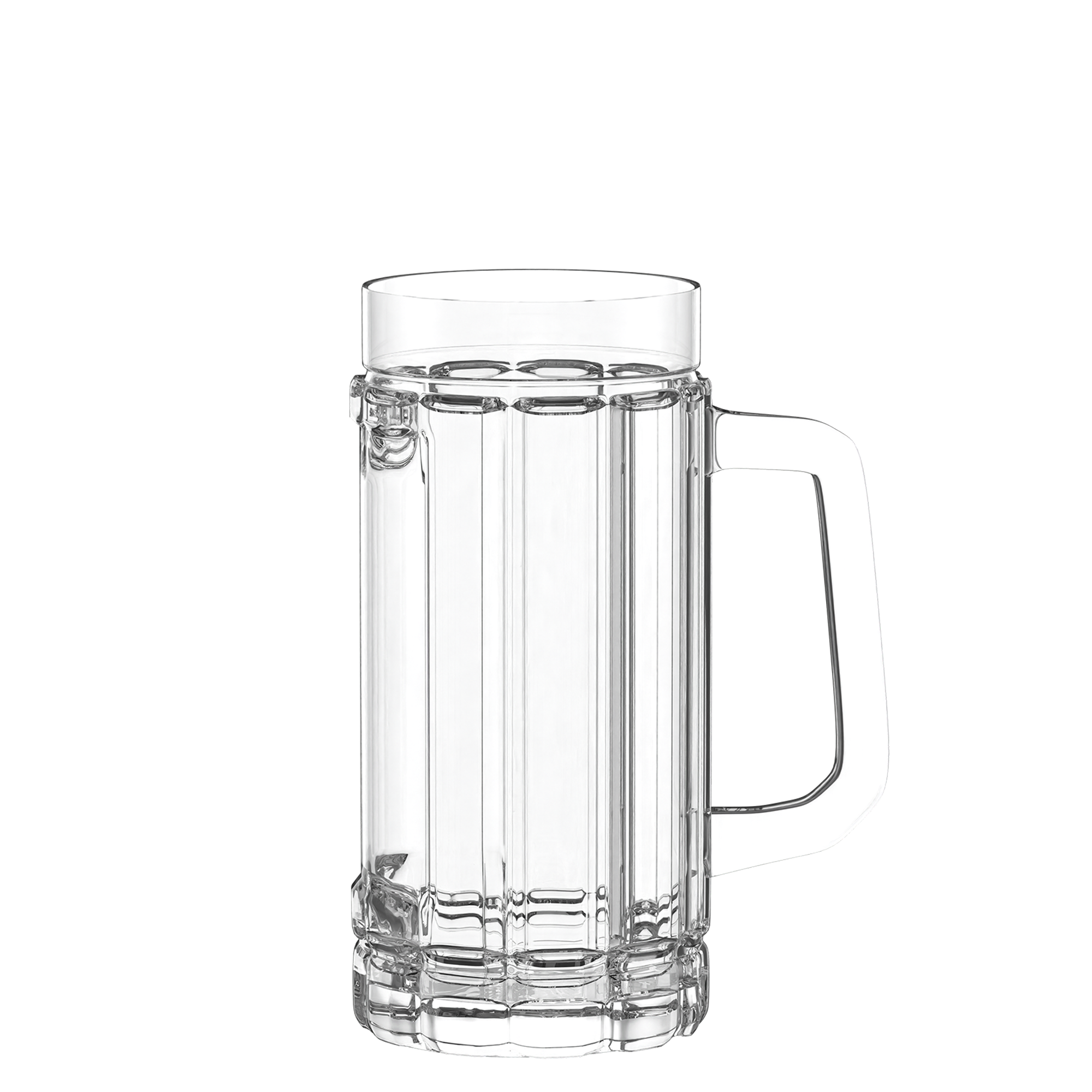 Klarer hochwertiger Bierkrug von Oberglas, ideal zum Hochwertige Bierkrüge kaufen