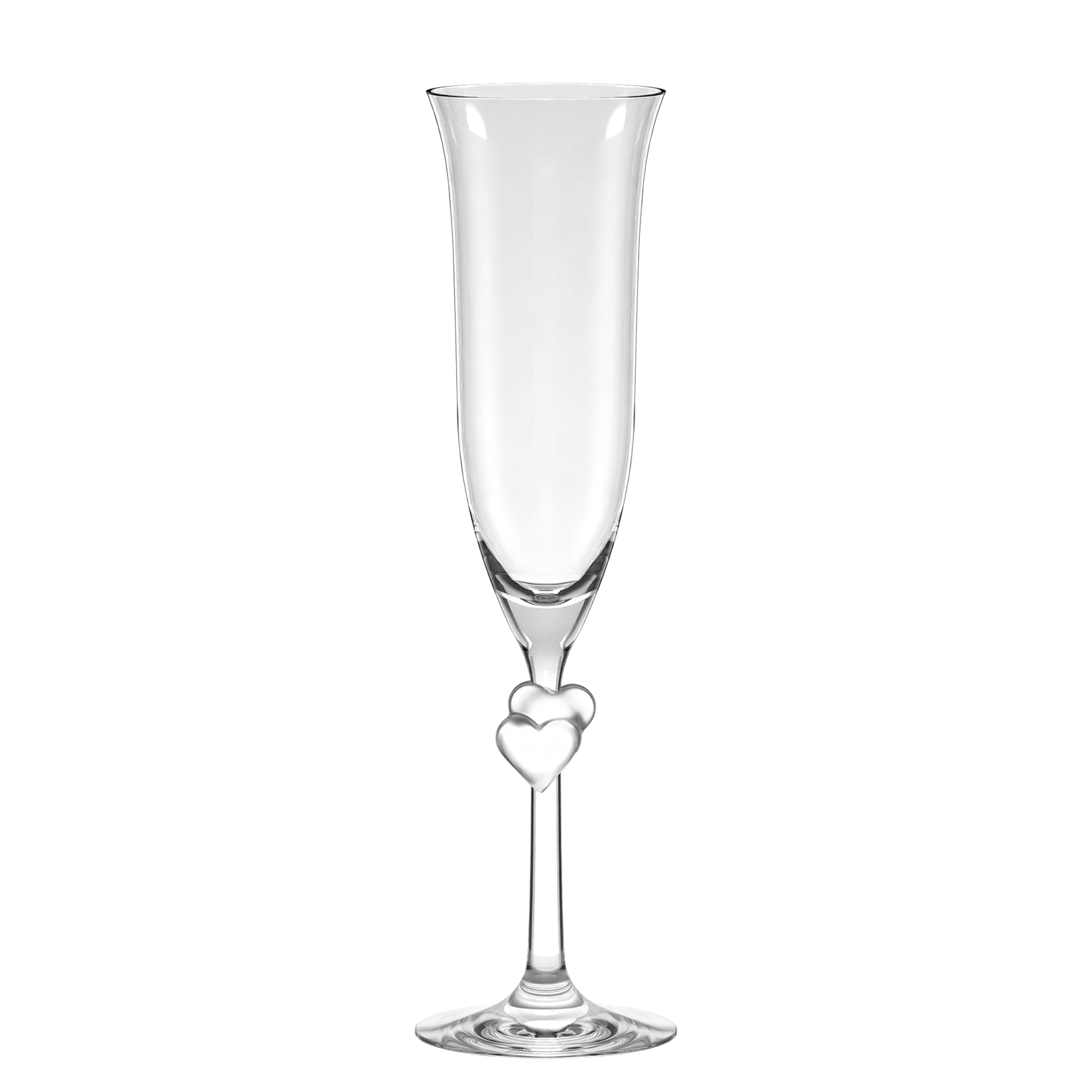 Hochwertige Champagnergläser online von Stölzle Lausitz mit eleganter Herzform am Stiel