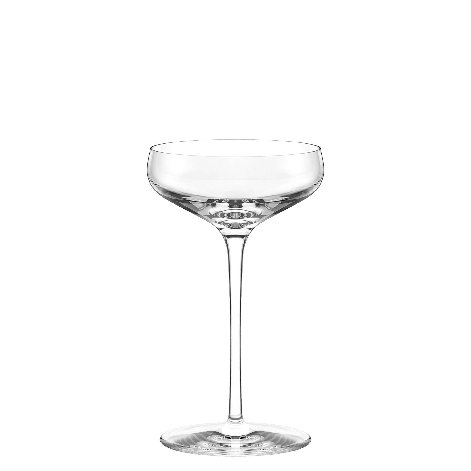 Elegante hochwertige Champagnerschalen von Stölzle Lausitz mit schlankem Stil und klarer Designsprache