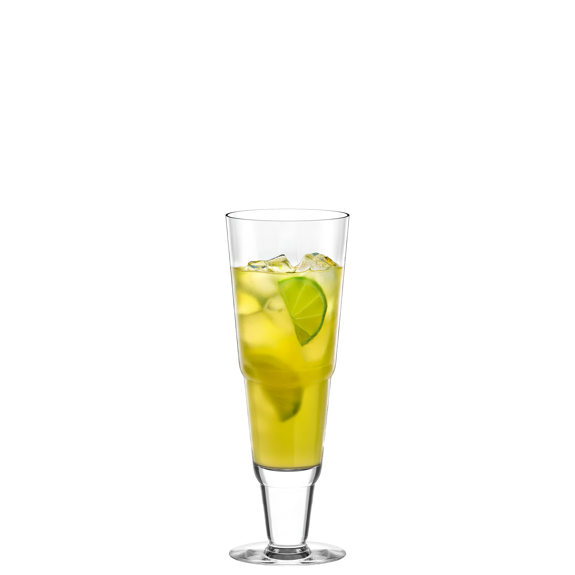 Hochwertige Cocktailgläser von Stölzle Lausitz mit einem erfrischenden Cocktail und Limettenscheiben