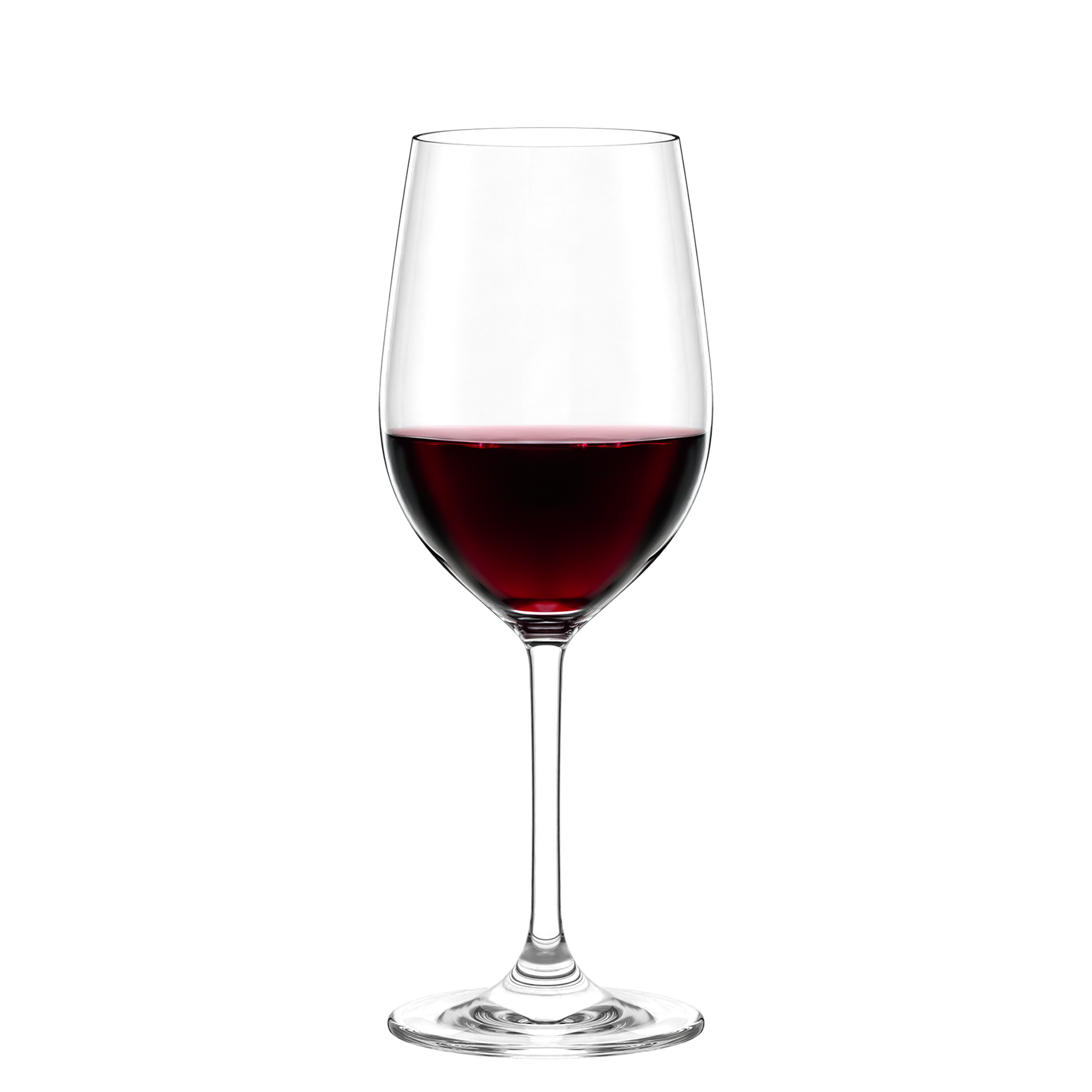 Eleganter Stölzle Lausitz Hochwertige Rotweinkelche mit tiefem Rotwein für stilvolles Trinken