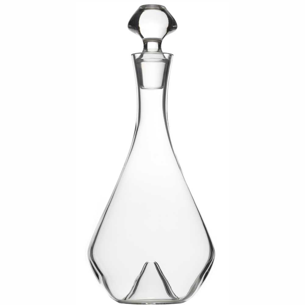 Elegante hochwertige Whisky Karaffe von Stölzle Lausitz aus klarem Glas für stilvolle Präsentation