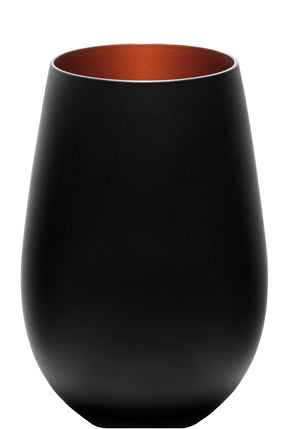 Stoelzle Lausitz Becher Elements Metallic Schwarz Bronze 465 ml