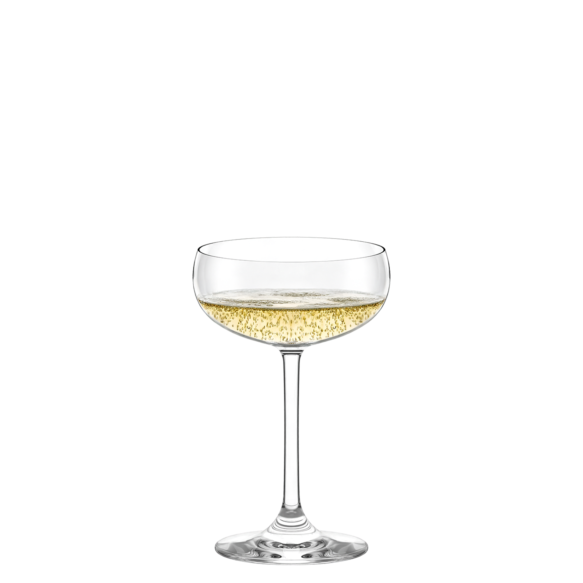 Stölzle Lausitz Jive Sektschalen Set aus kristallklarem Glas mit elegantem Design