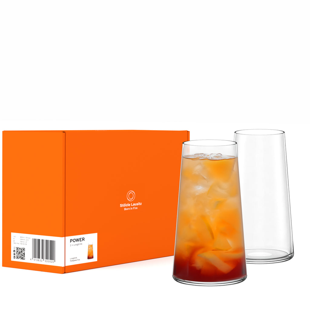 Long Drink Cup Power Set of 2
