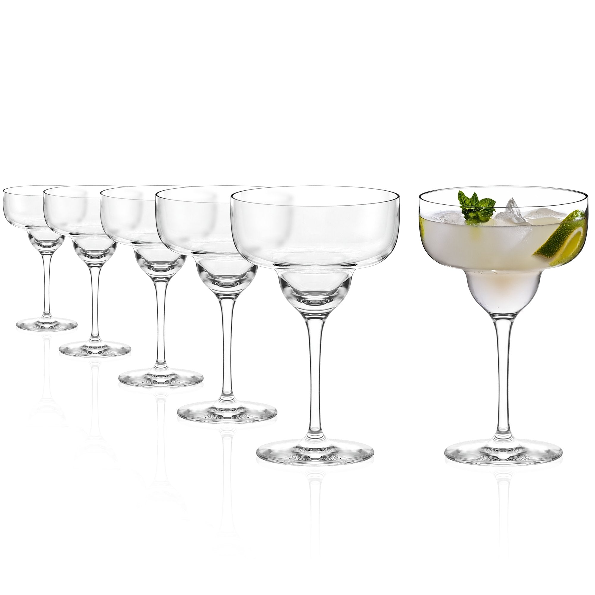 Stölzle Lausitz Margarita Gläser Set aus hochwertigem Glas für erfrischende Cocktails